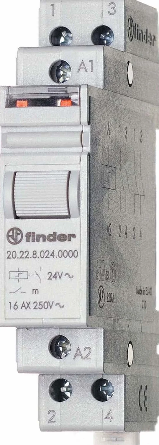RELAY, DPST-NO, 250VAC, 16A 20.22.9.024.4000 Di FINDER