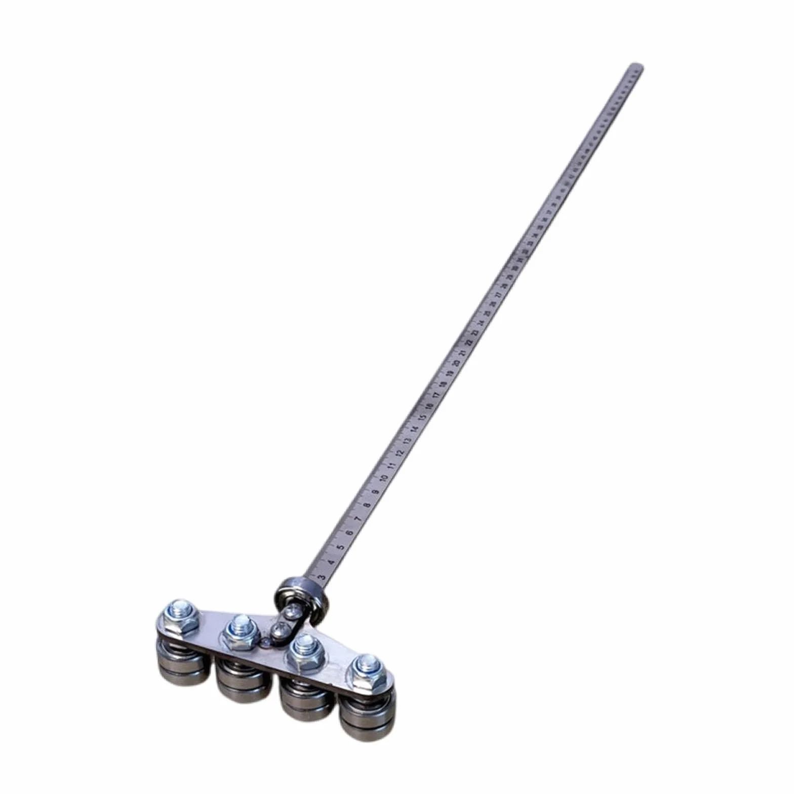 KESOTO Guida per con righello di profondità, accessorio robusto in metallo per lavori di falegnameria, posizionamento, taglio, rifilatura e fresatura, Style L