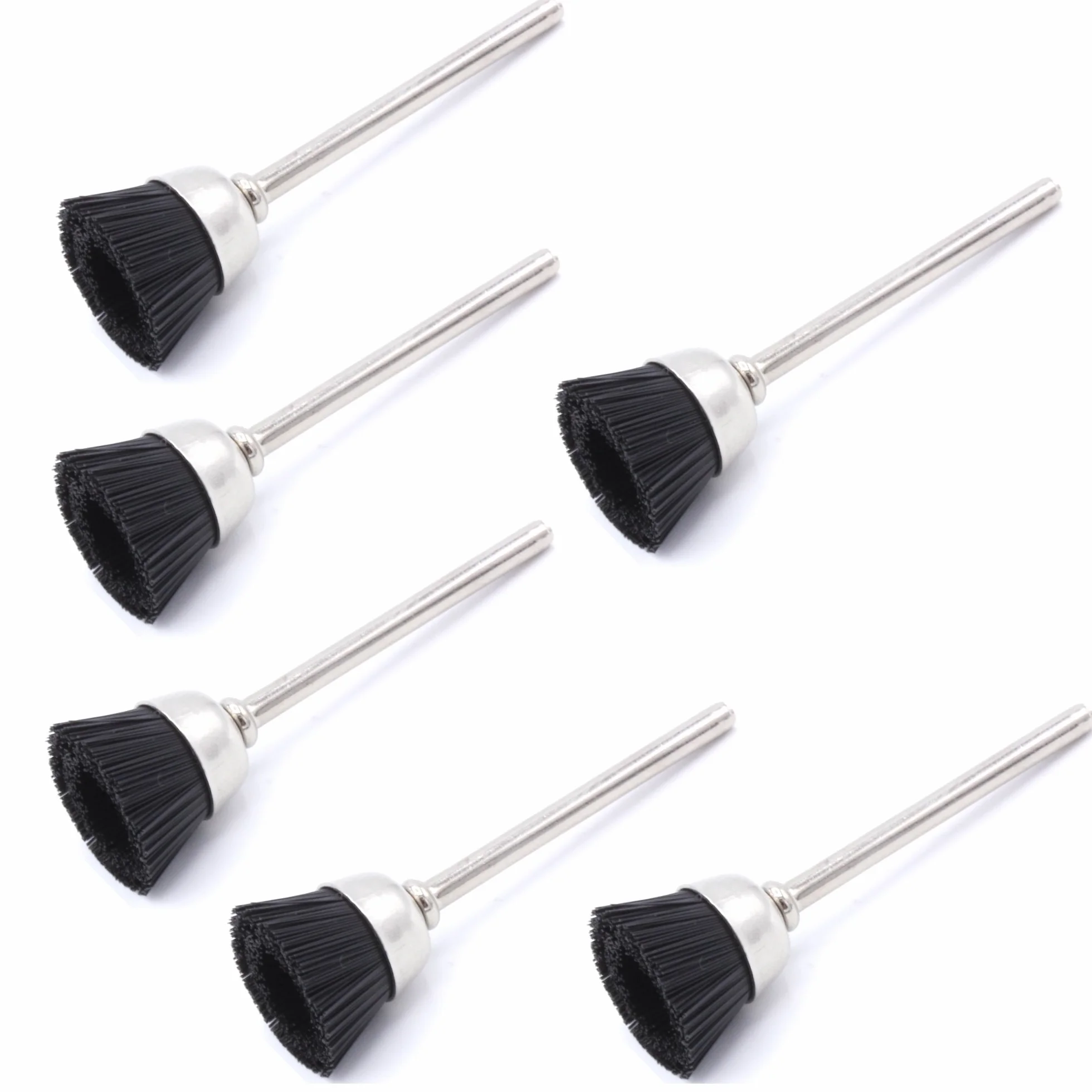 6 spazzole in nylon per lucidatura a setole 15 mm, compatibili con Proxxon Dremel
