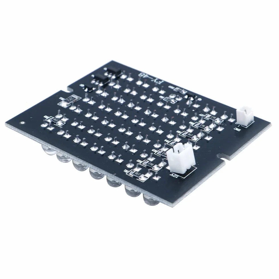 940nm infrarosso 48 LED Array bordo IR Illuminatore con IR Gamma fino a 30m Per tutti i tipi di moduli della macchina fotografica, potere DC 12V