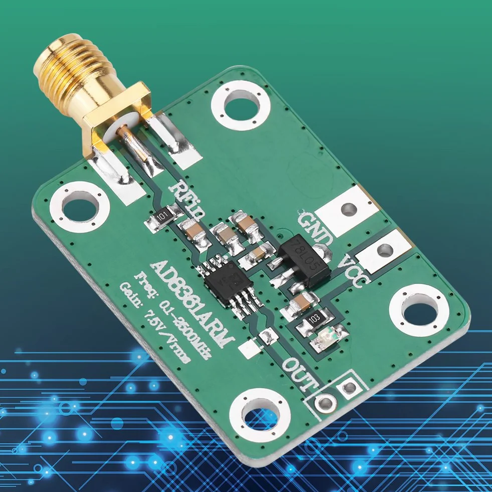 AD8361 RF Detector AM Detector, 1PC AD8361 RF Detector AM Potenza reale AM Detector Ampiezza Detection