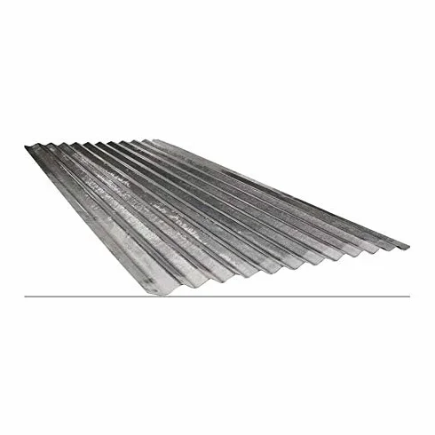 Generico PZ 10 LAMIERA ZINCATA ONDULATA A Foglio 200x90 CM - SPESS. 0,25 PARETI E COPERTURE