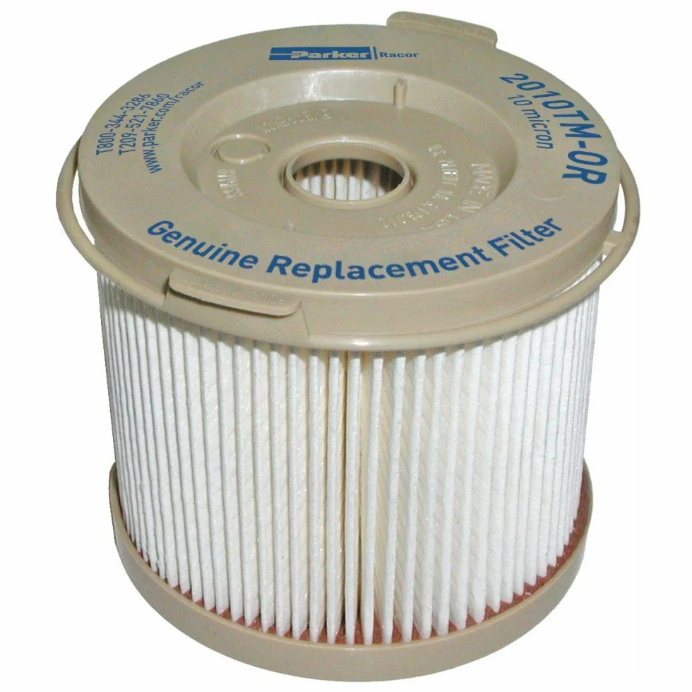 2010TM-OR Filtro Gasolio di Ricambio Originale Serie Turbine 500 | Elemento Filtrante Separatore Acqua Aquabloc 10 Micron (Modello TM) per Motori Diesel, Nautica e Generatori