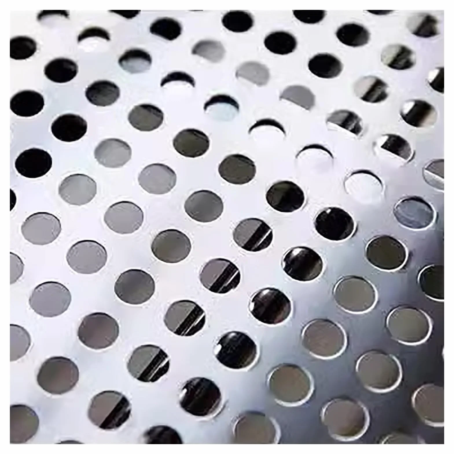 Generico Pannelli di tamponamento for balaustra, lamiere perforate, Schermo in lamiera Metallica Lamiera Perforata in Acciaio Inossidabile 304 for ringhiera del Balcone, Patio(70x120cm)