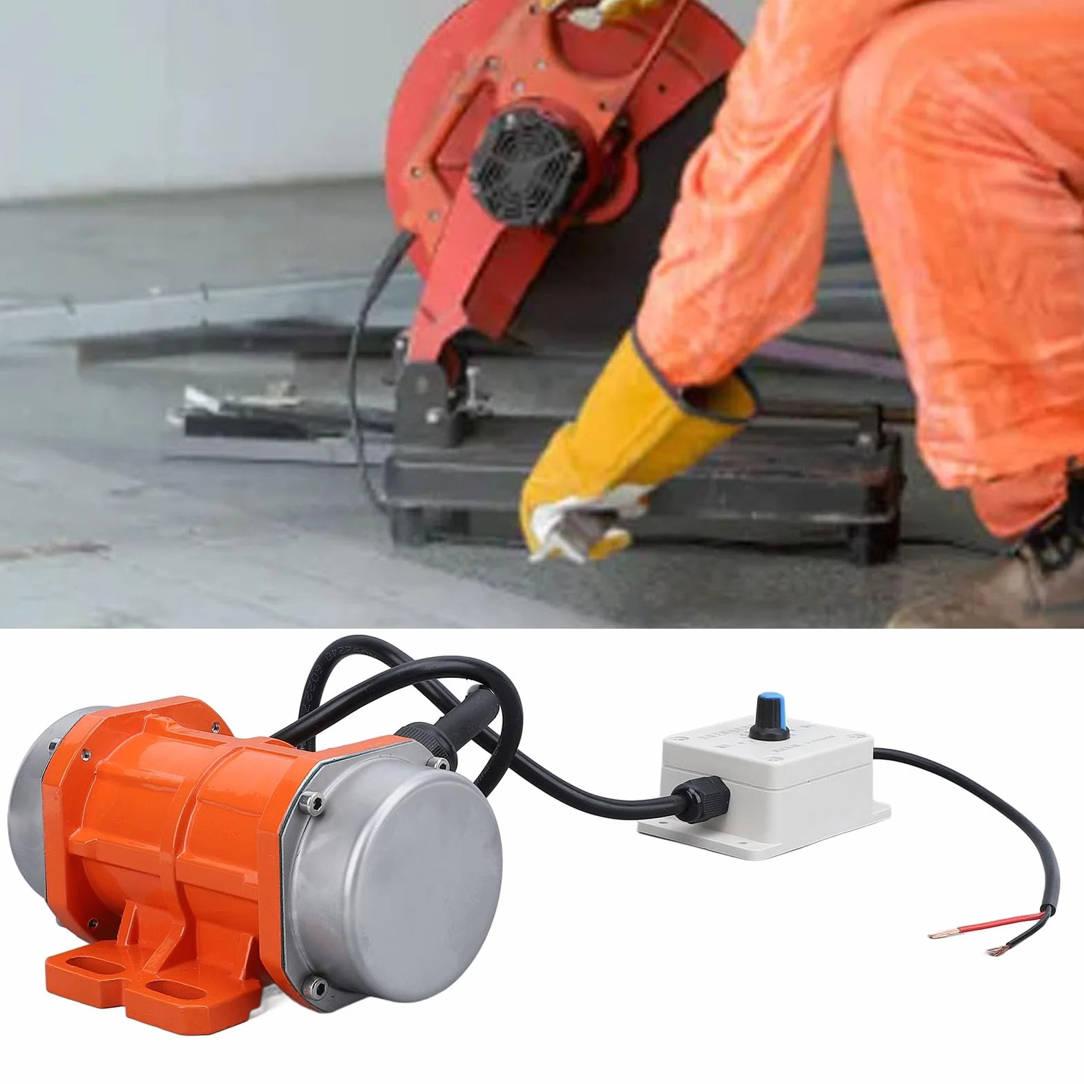 Motore di Vibrazione, Motore Vibrante Elettrico DC 12V Elettrico da 4000 Giri/Min Motore Vibratore in Lega in Lega in Lega di Alluminio con Shaker per Shaker (15W)