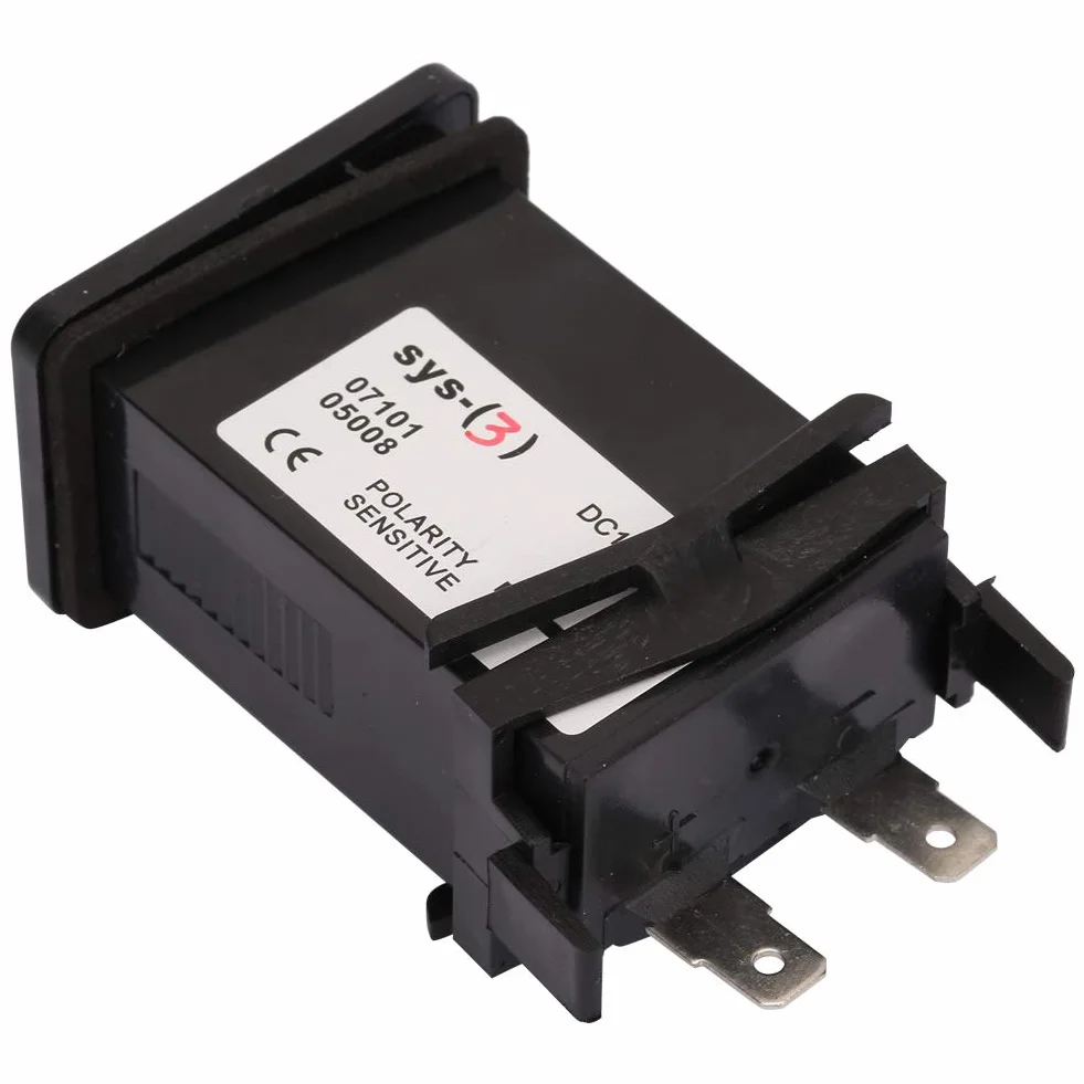 Contaore meccanico 10-80V AC/DC 99999,9 ore temporizzatore elettronico al quarzo