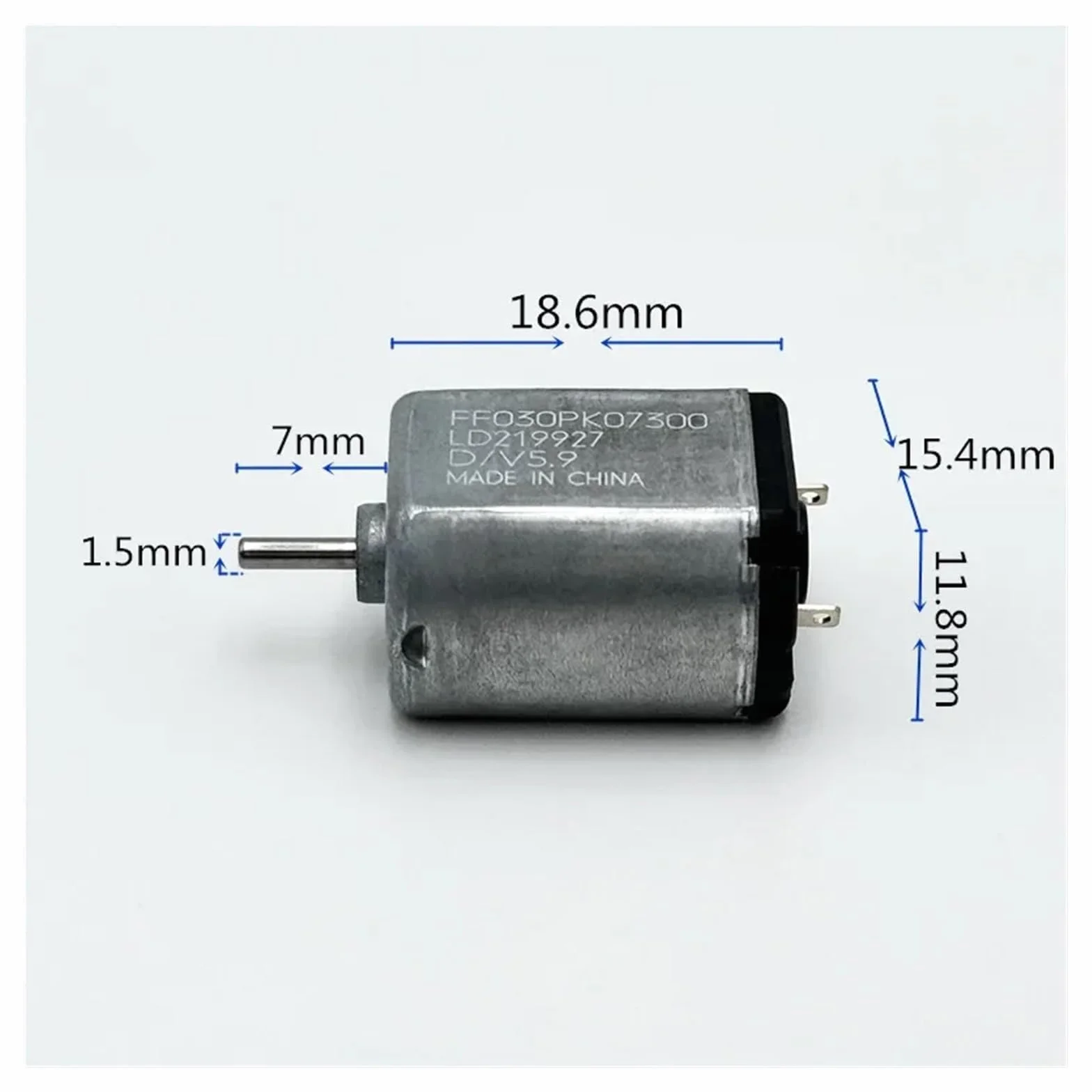 Motore elettrico silenzioso DC 3-9V Mini 12mm*15mm Ingranaggio a vite senza fine in plastica Dispositivo di blocco AV for auto