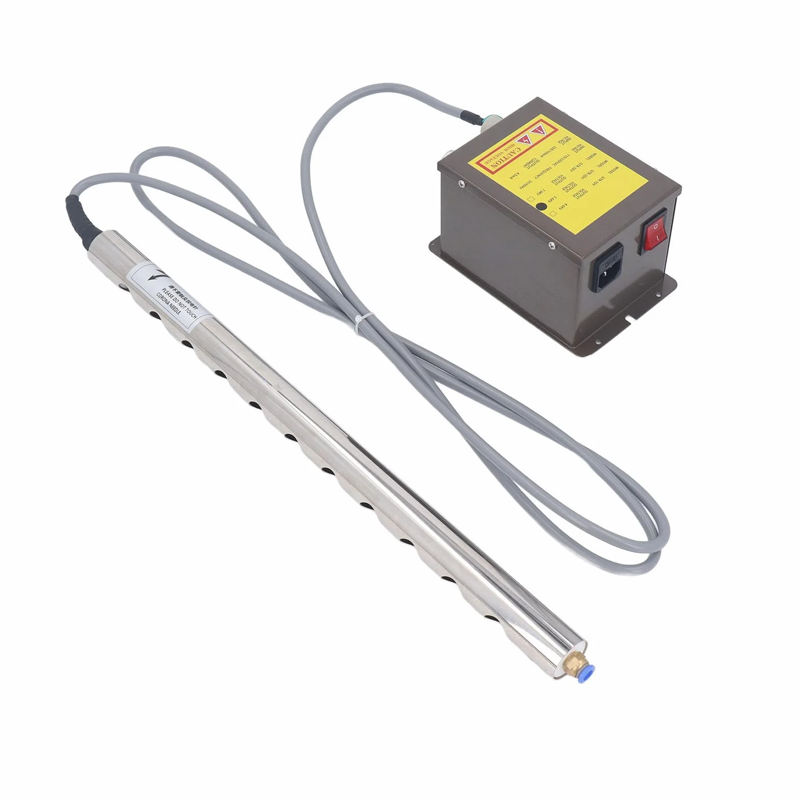Barra Ionizzante Antistatica 5.6 KV 300 mm Eliminatore di Statico ad Alta Tensione per Industrie Manifatturiere e Linee di Produzione