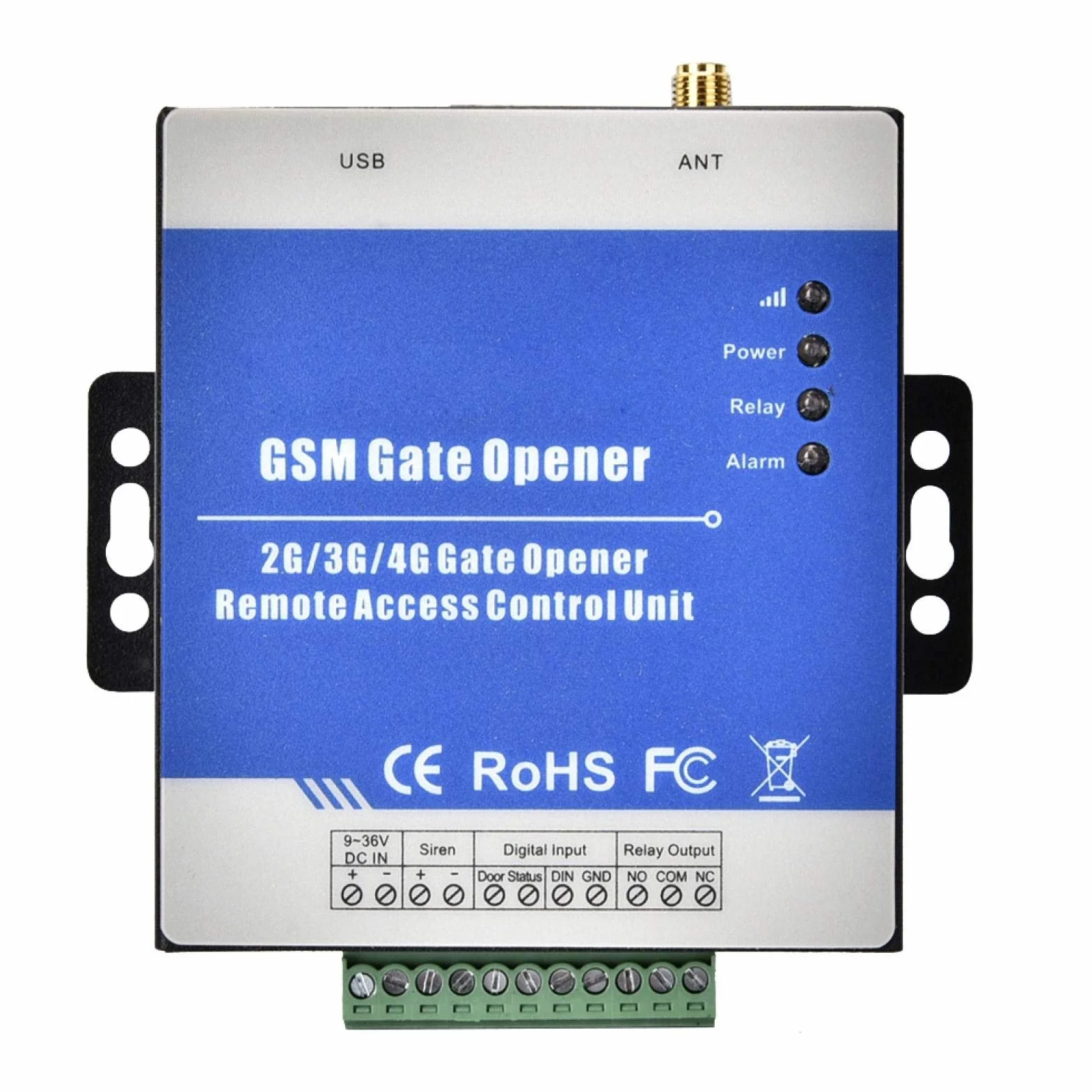 Telecomando per Porta Controller di Accesso per apriporta RTU5025 apricancello gsm con sim per(European Standard (100 240v)) Matériel pour Portes de Garage