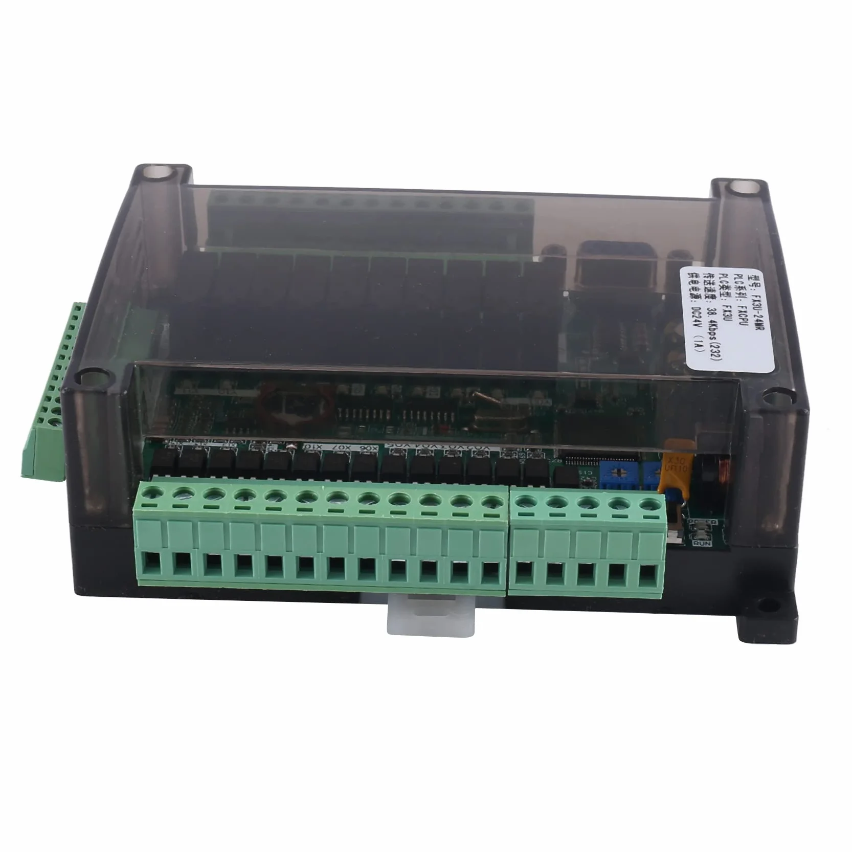FX3U-24MR Scheda di controllo industriale PLC 14 ingressi 10 uscite 6AD 2DA con comunicazione 485 e (A)