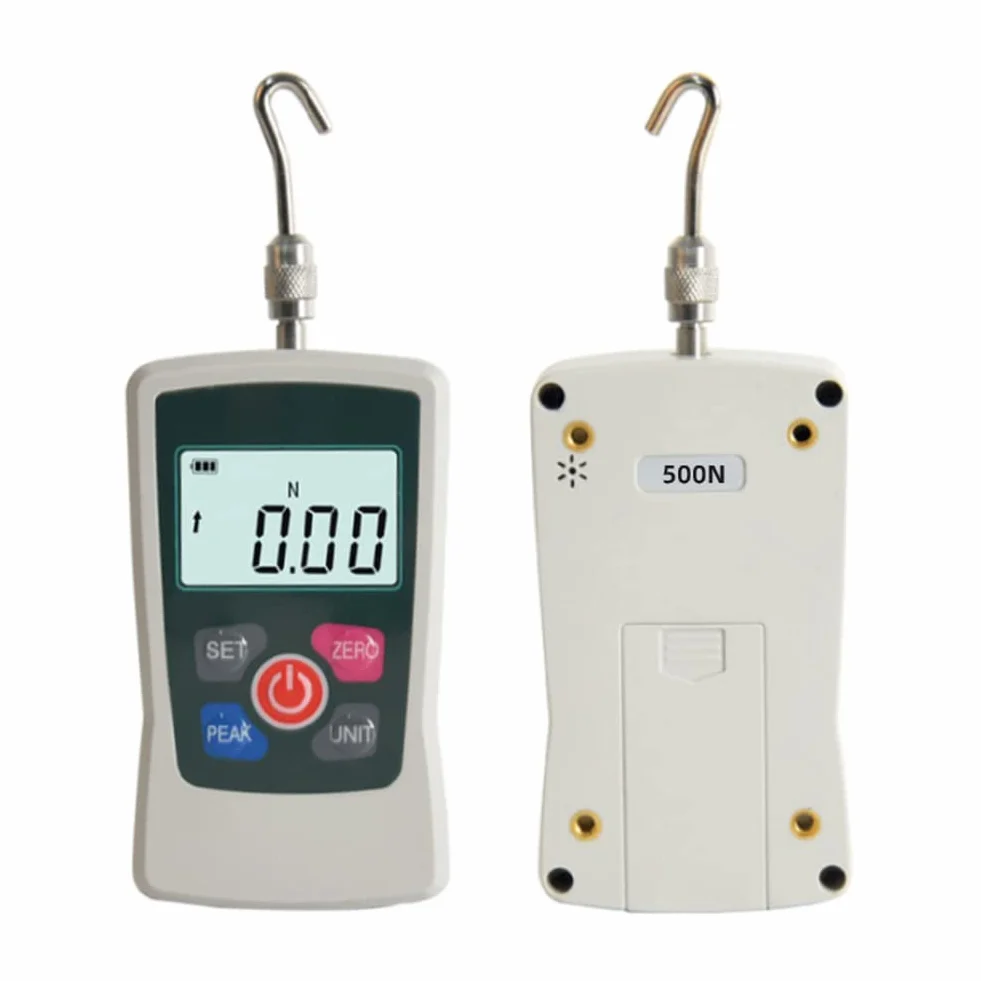 Piccolo Misuratore di Forza Digitale Push-Pull Dinamometro Portatile Misuratore di Trazione ZMF-2-500N Tester di Trazione per Chilogrammi