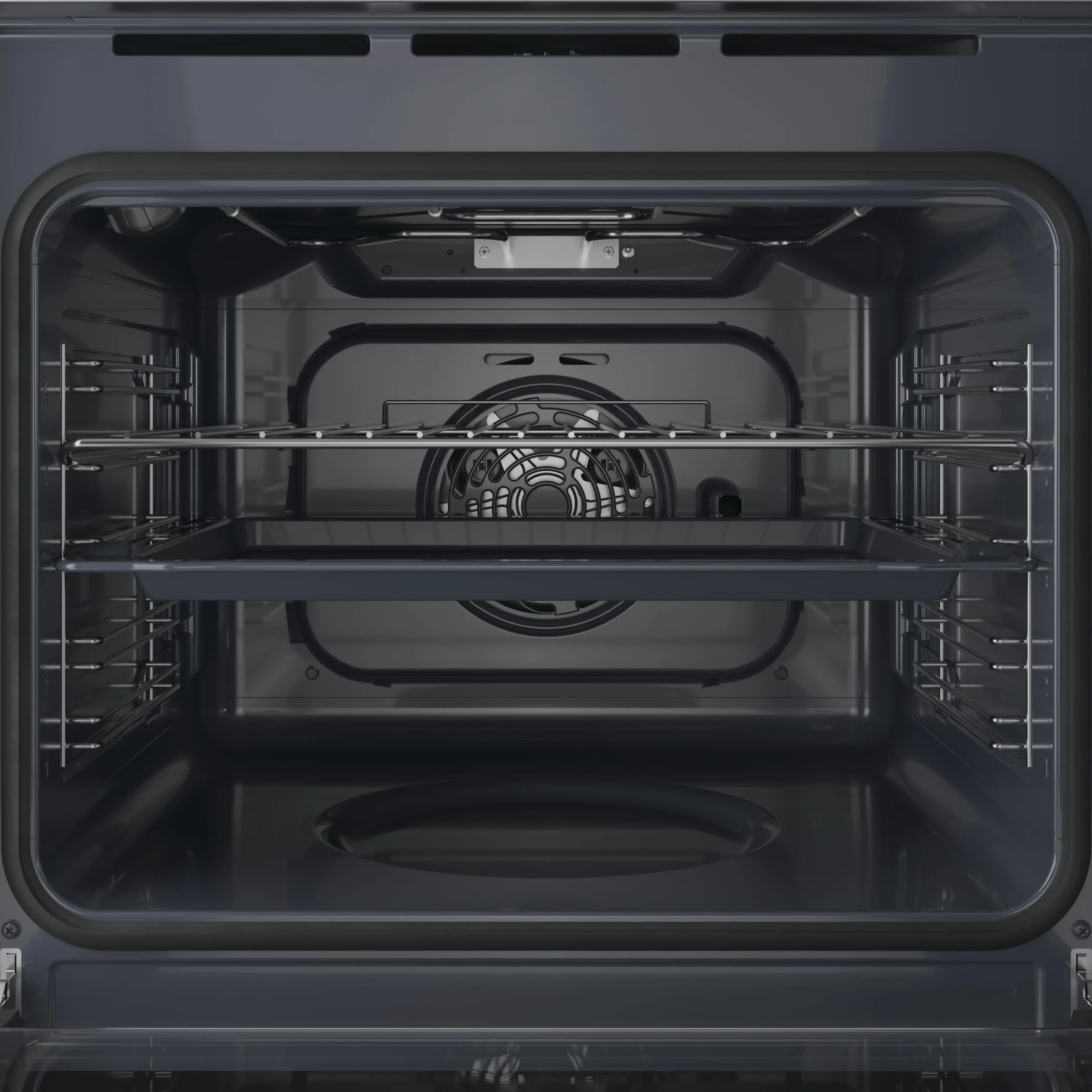 Indesit IO 255H X - Forno Multifunzione Da Incasso, Elettrico, Ventilato 71L, Acciaio Inox, Classe A. Turn And Go, Click And Go, Grill Integrale Reclinabile, Pulizia Vapore. 59,5 x 59,5 x 55,1cm