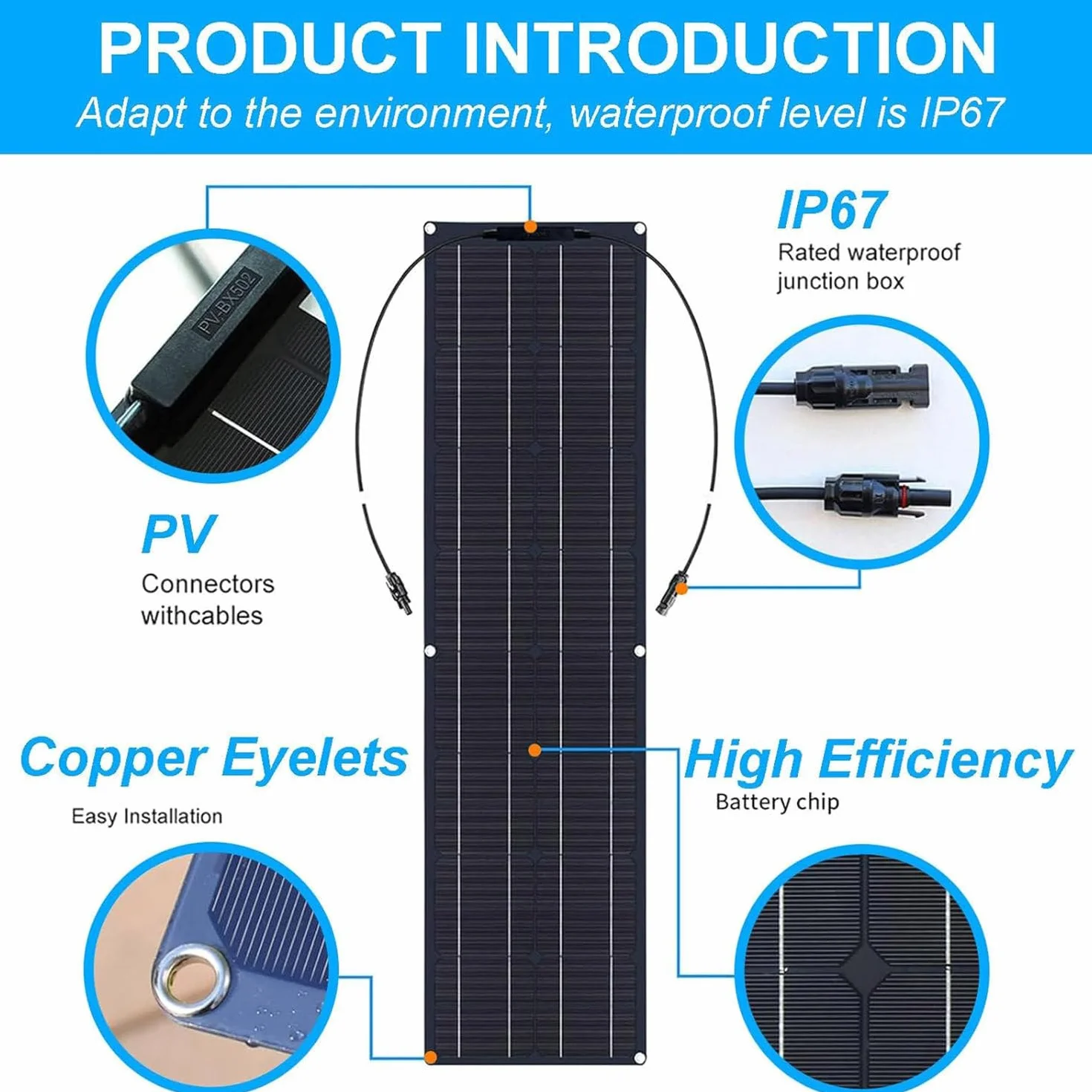 Kit Pannello Solare Flessibile, Pannello Solare Ultrasottile Da 400 Watt, Pannelli Solari Monocristallini Flessibili, Con Regolatore Di Carica Da 40 A