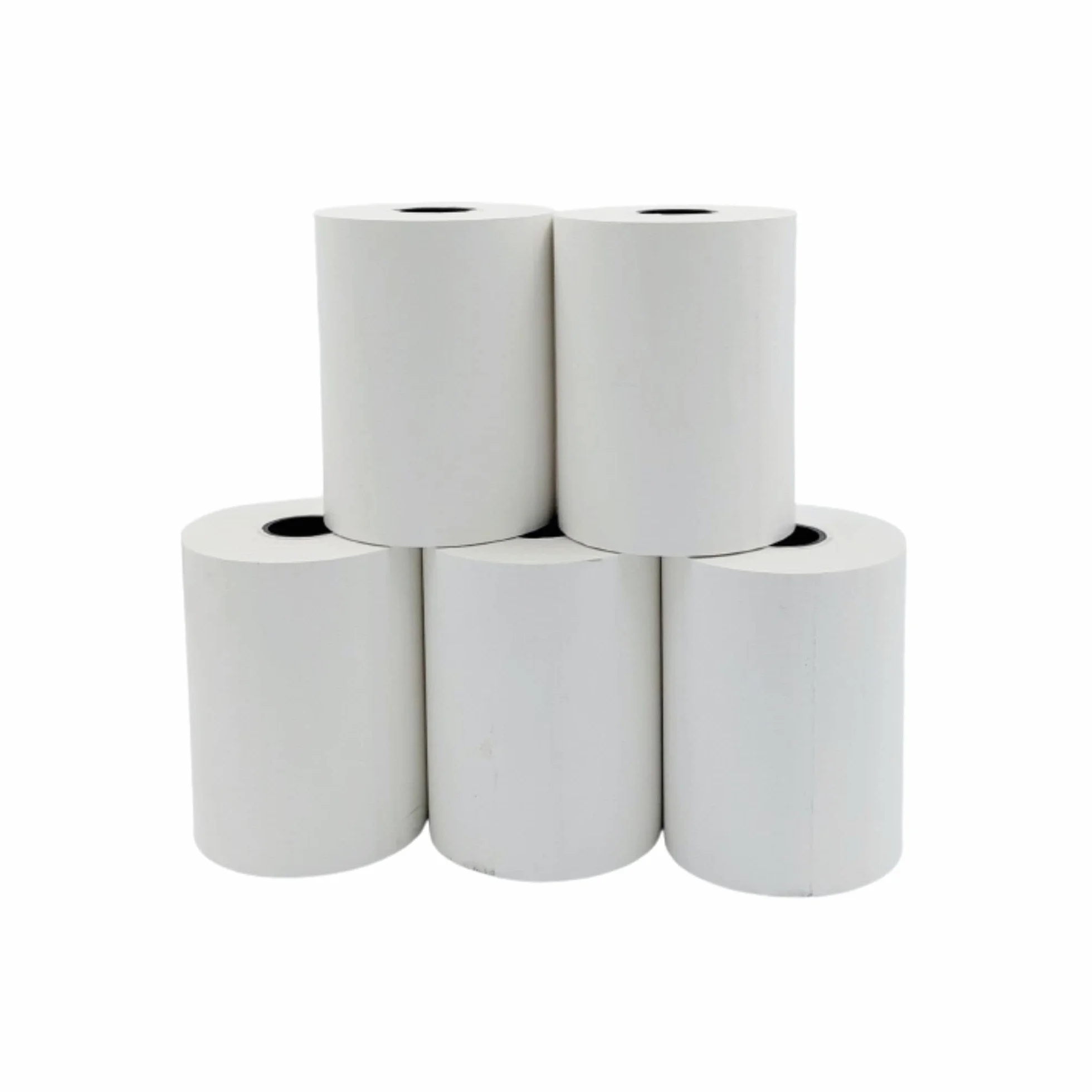 5 Rotoli pos termici 57 mm x 30 mt foro 12, compatibili con terminali pos, Non omologati.