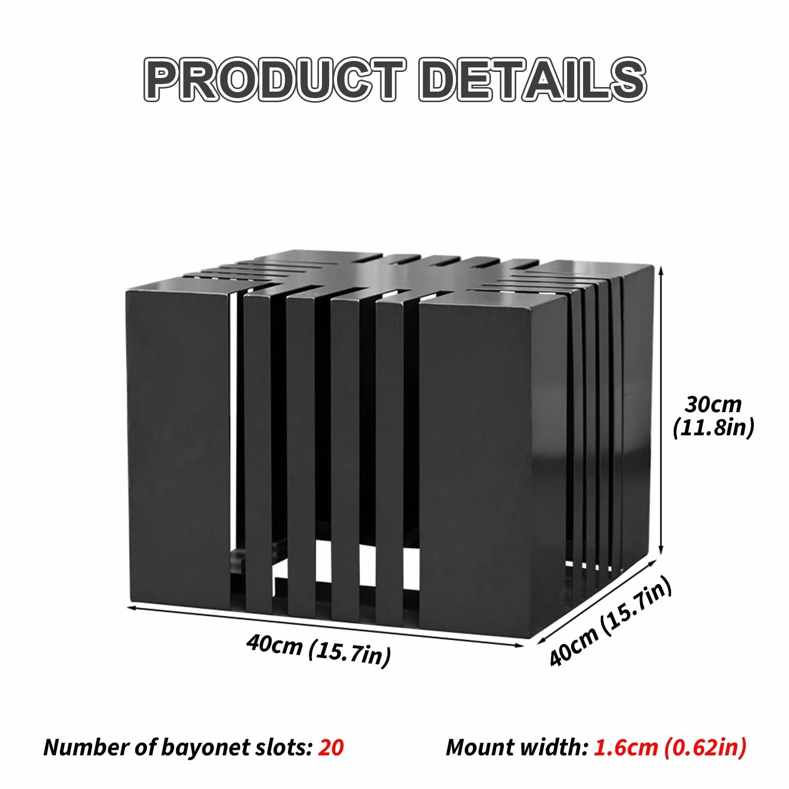 Espositore per Piastrelle in Ceramica,Espositore Piastrelle da Pavimento,Design Rettangolare, 20 Slot,Adatto Showroom, Negozi al Dettaglio