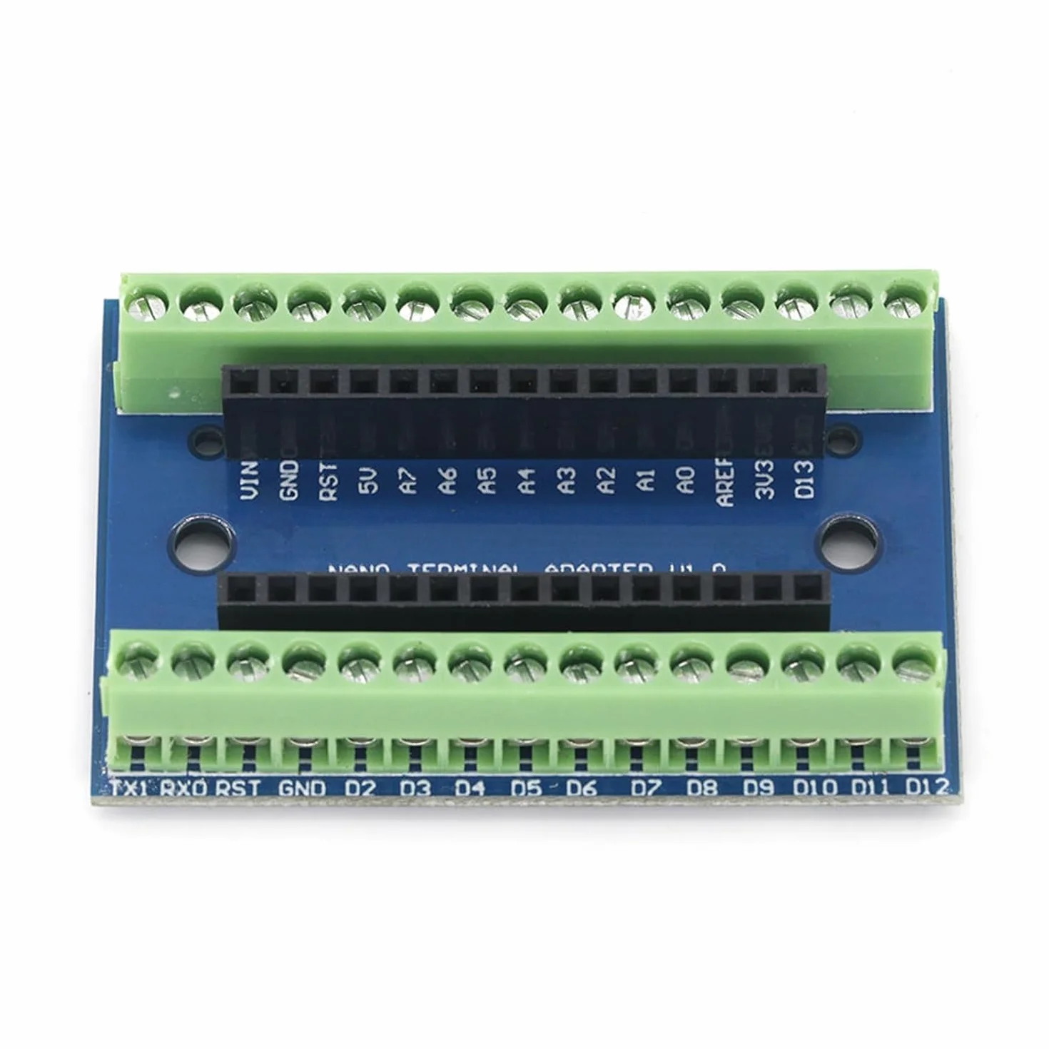 GERUI 5 pezzi Nano V3-GERUI Board Terminal Adapter Board,Nano Modul,Nano IO V1.O Expansion Board,Semplice scheda di espansione con morsetti a vite