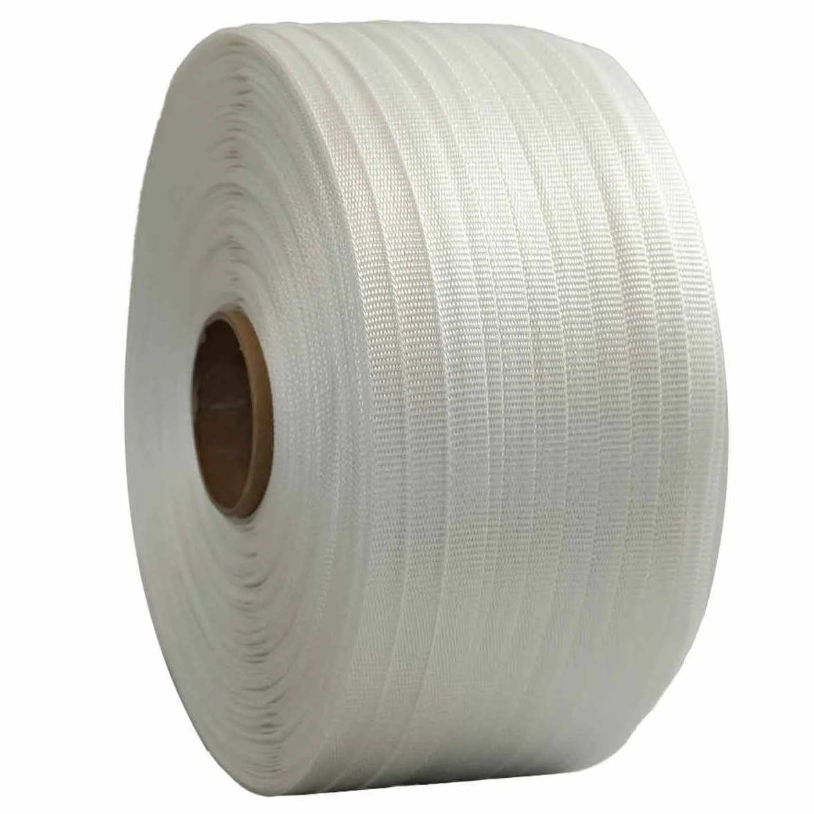 Reggia Tessile Intrecciata rinforzata 19 mm x 500 m - Qualità PRO TECPLAST FT - Alta resistenza 750 kg - Reggia con fili intrecciati