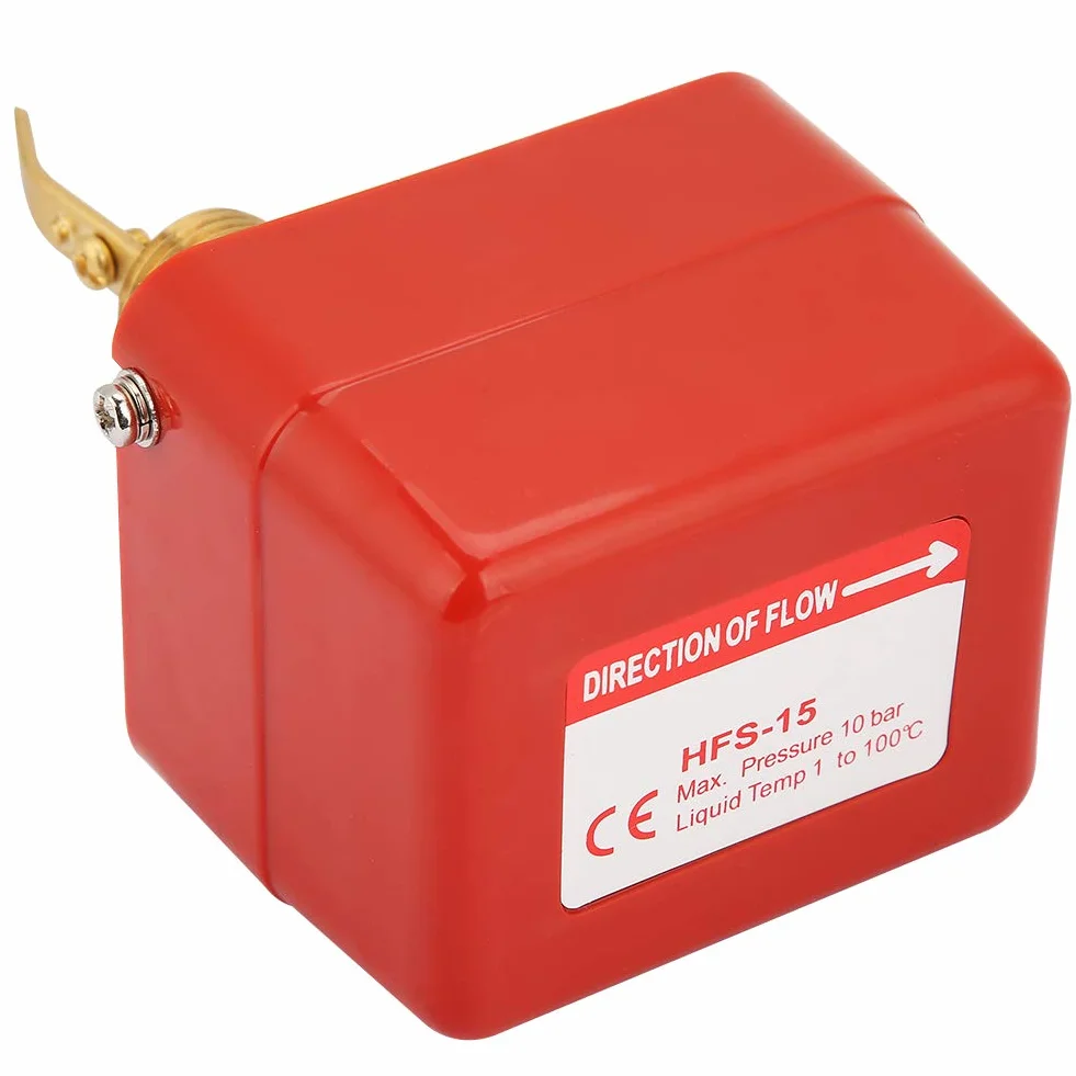 HFS-15 Regolatore di portata a paletta Flussostato acqua 1/2" 6-380V