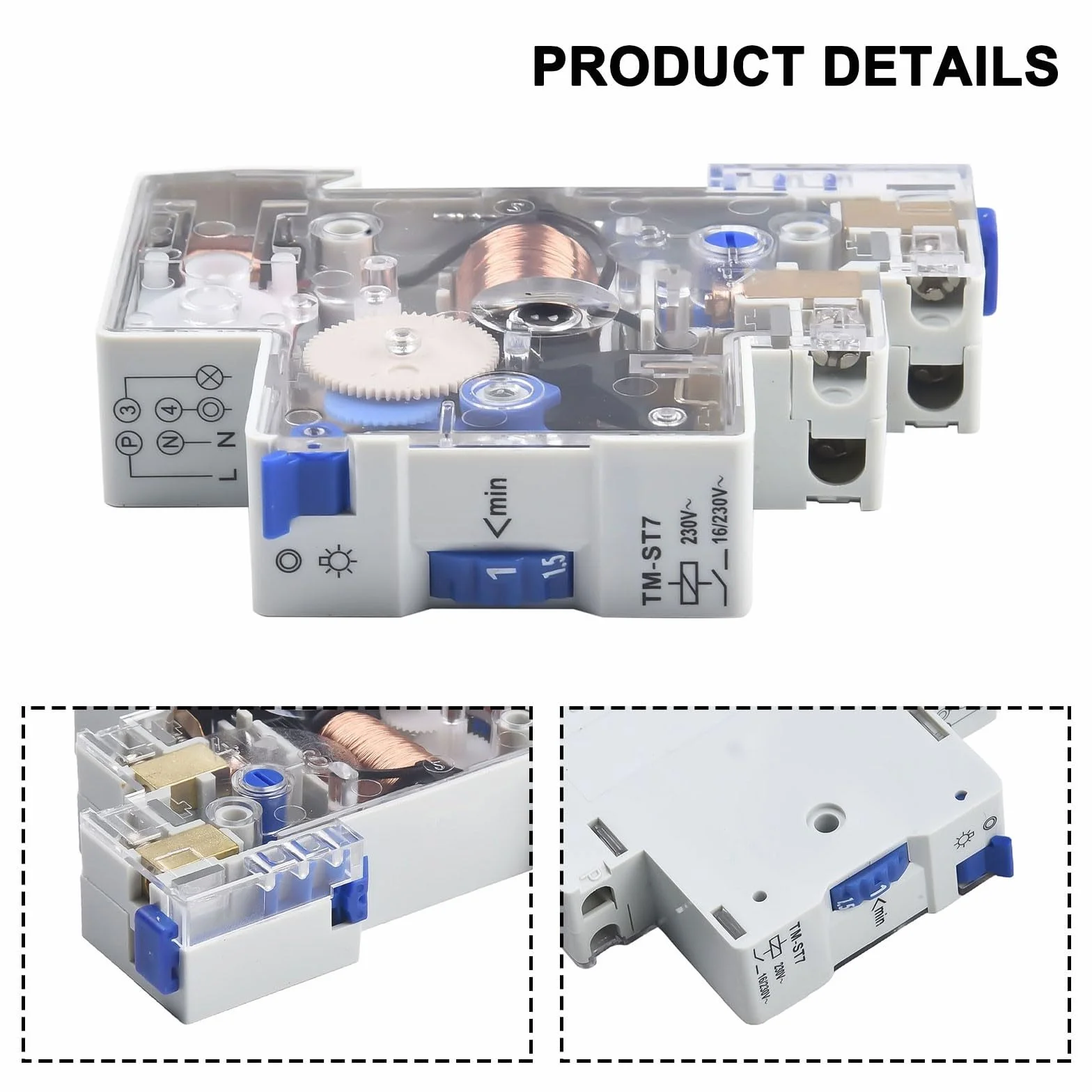 TM-ST7 Timer per luci da scala 230 V 1-7 minuti