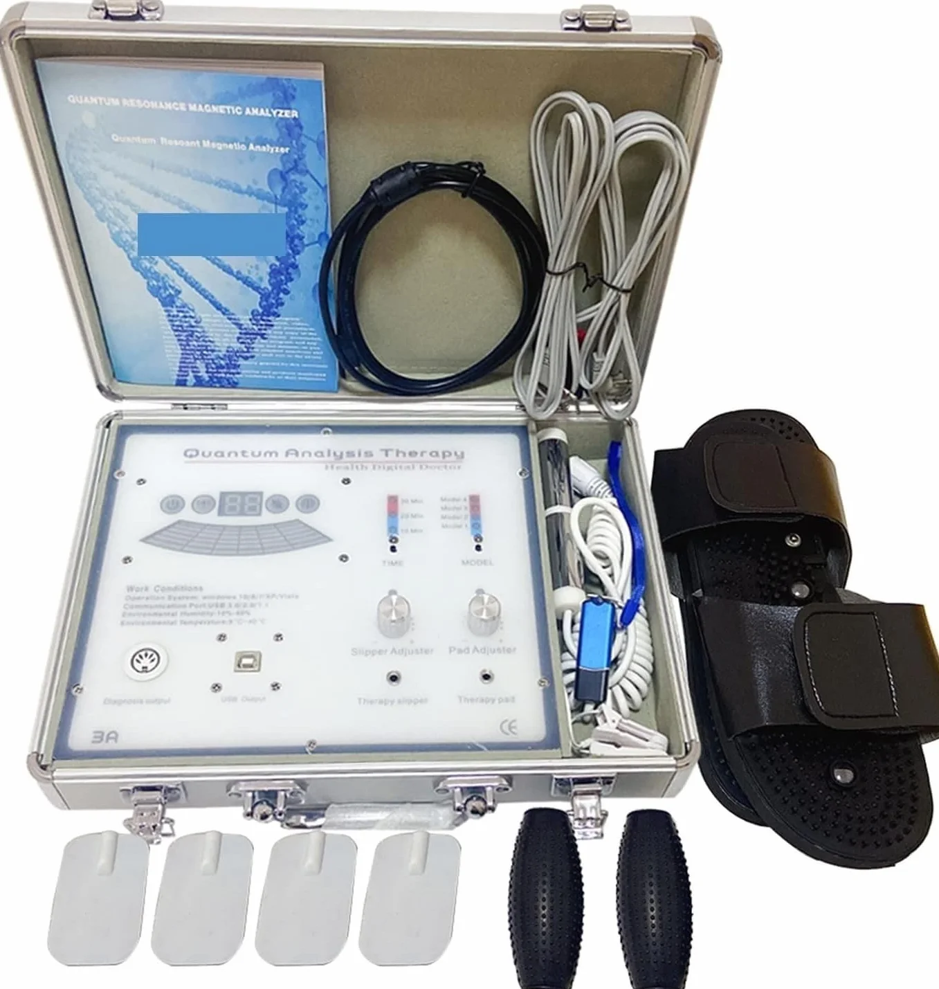 3 in 1 Risonanza Magnetica Salute Corpo Analisi Terapia Quantistica Analizzatore Sub-Salute 54 Rapporti Bio Risonanza Macchina Biorisonanza (Colore: Modello Normale, Dimensioni: 0)