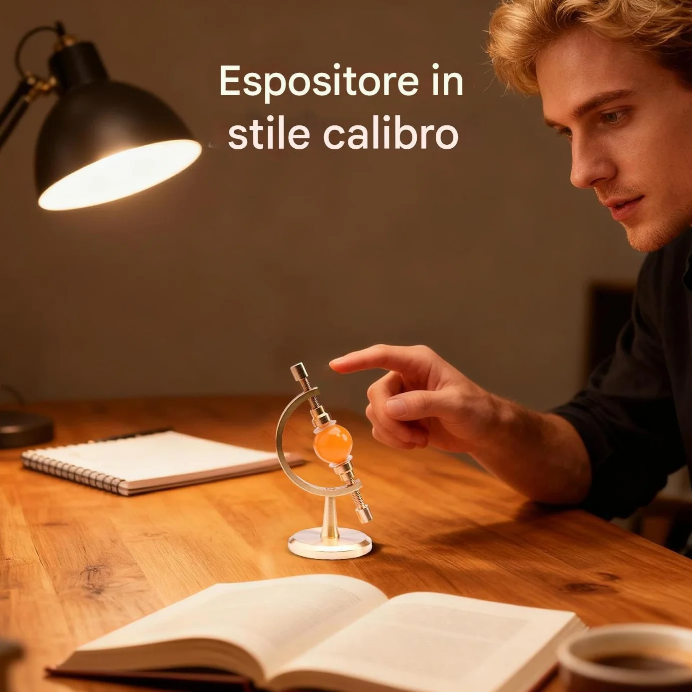 Supporti per Cristalli da Esposizione - Base Regolabile per Minerali,Con Clip Imbottita Di - Per Campioni Gemme Fossili Oggetti Da Collezione Arte Artigianato Libreria Tavolo