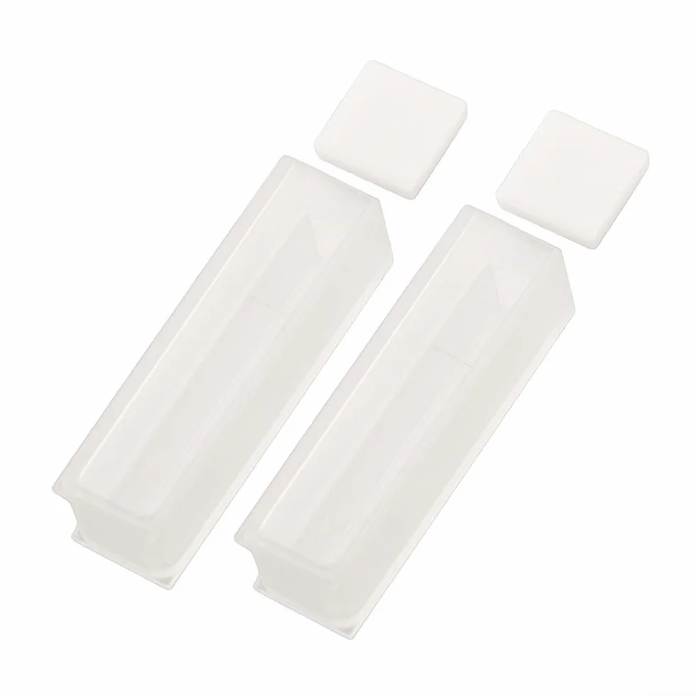 Quartz Cuvette 10mm Optical Path 2 Pack per spettrofotometro 751/722, 3,5 ml, 190-2500 nm, 600 °C