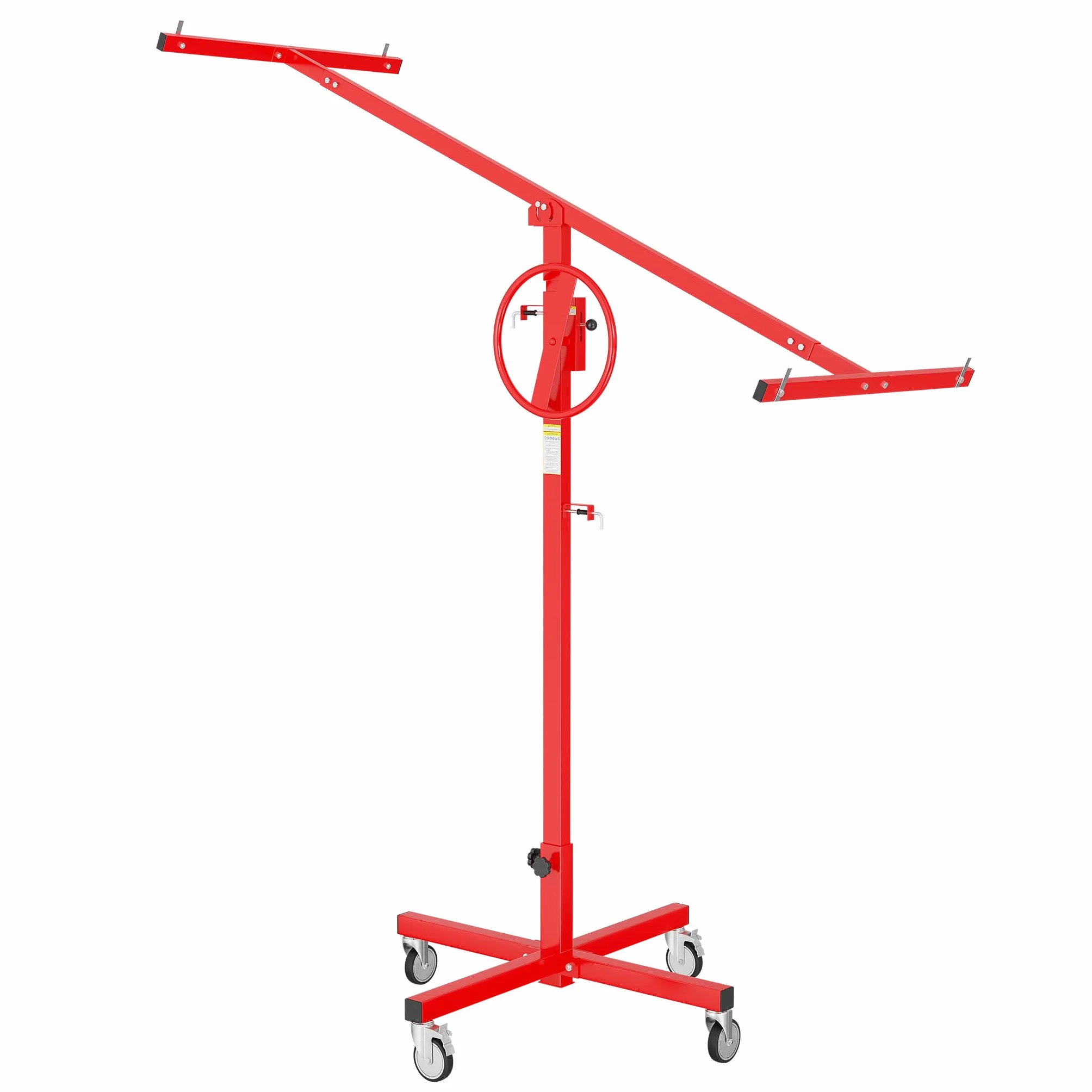 XPOtool Alzalastre per cartongesso fino a max. 40 kg, altezza 170-290 cm, ausilio di montaggio per cartongesso, sollevatore per pannelli a 4 ruote con freno di stazionamento