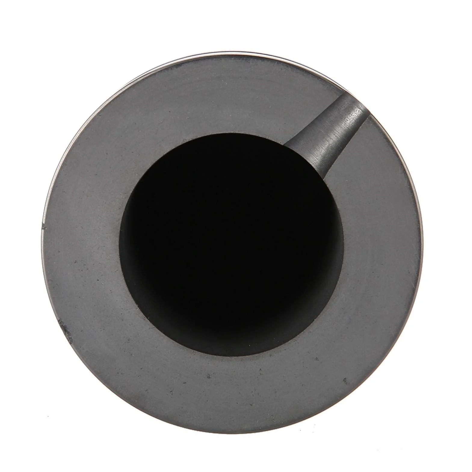 Crogiolo di grafite per fusione, buona conducibilità termica Crogiolo di grafite, risparmio energetico 1 kg / 2 kg / 3 kg Crogiolo di grafite Metallo per leghe per esperimenti(1KG)