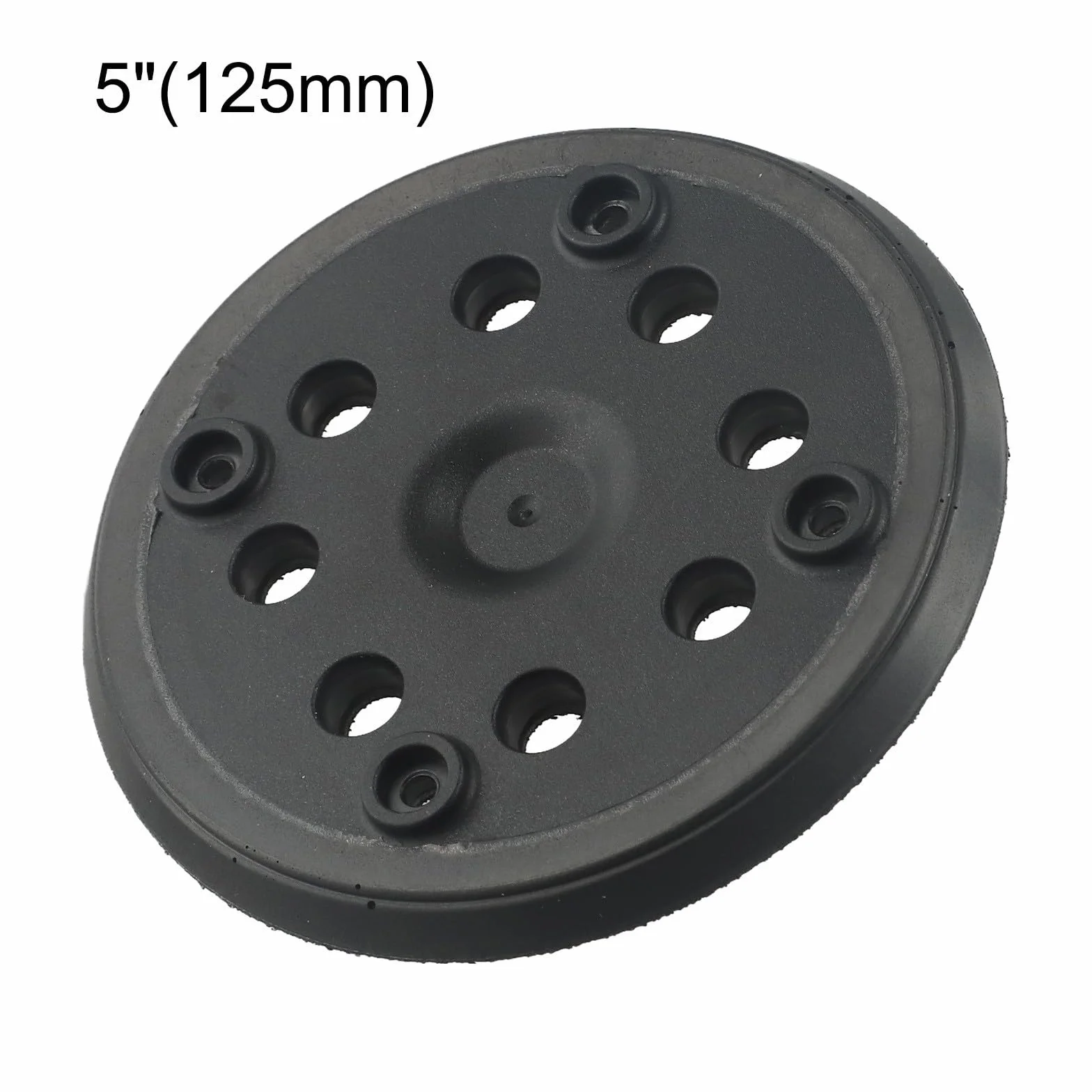 Platorello abrasivo a 8 fori da 125 mm per levigatrice orbitale Bosch PEX 270 A e PEX 270 AE compatibile con dischi da lucidatura rotondi da 5 pollici e cuscinetto in schiuma PU ad alta densità per Lo