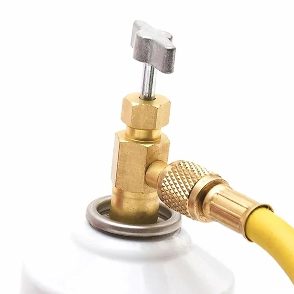 Tubo di misurazione del refrigerante, Tubo di carica R134A da 25 cm Tubo di carica del refrigerante Indicatore di tubo Kit di strumenti per fluoruro Ricambi auto per automobili Veicoli