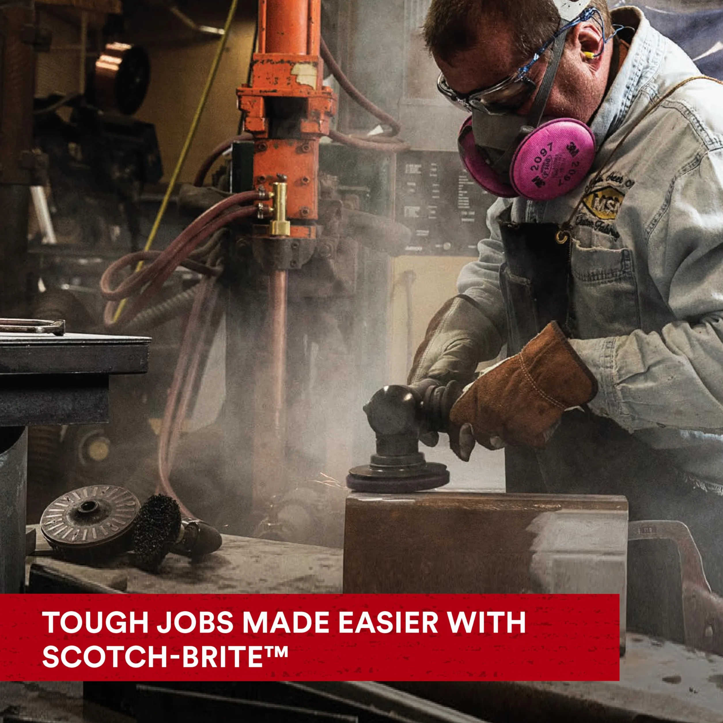 scotch-brite ™ Roloc + Clean and strip XT Pro Disc, TR +, 4 in x 1/2 in, S xcs, confezione singola