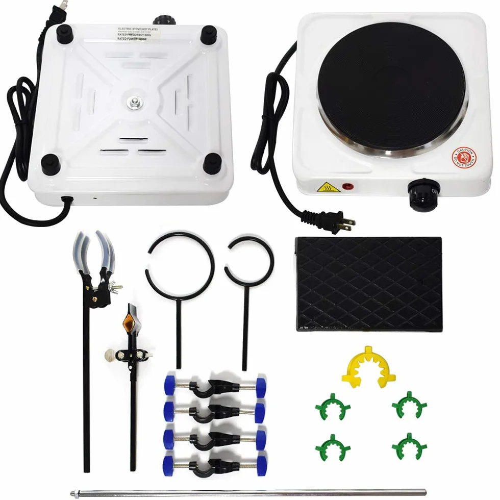 1000ml Dispositivo per distillazione di oli essenziali Kit per vetreria da laboratorio Kit per purificatore per distillatore di acqua a vapore con imbuto separatore per fornelli caldi (1000ml)