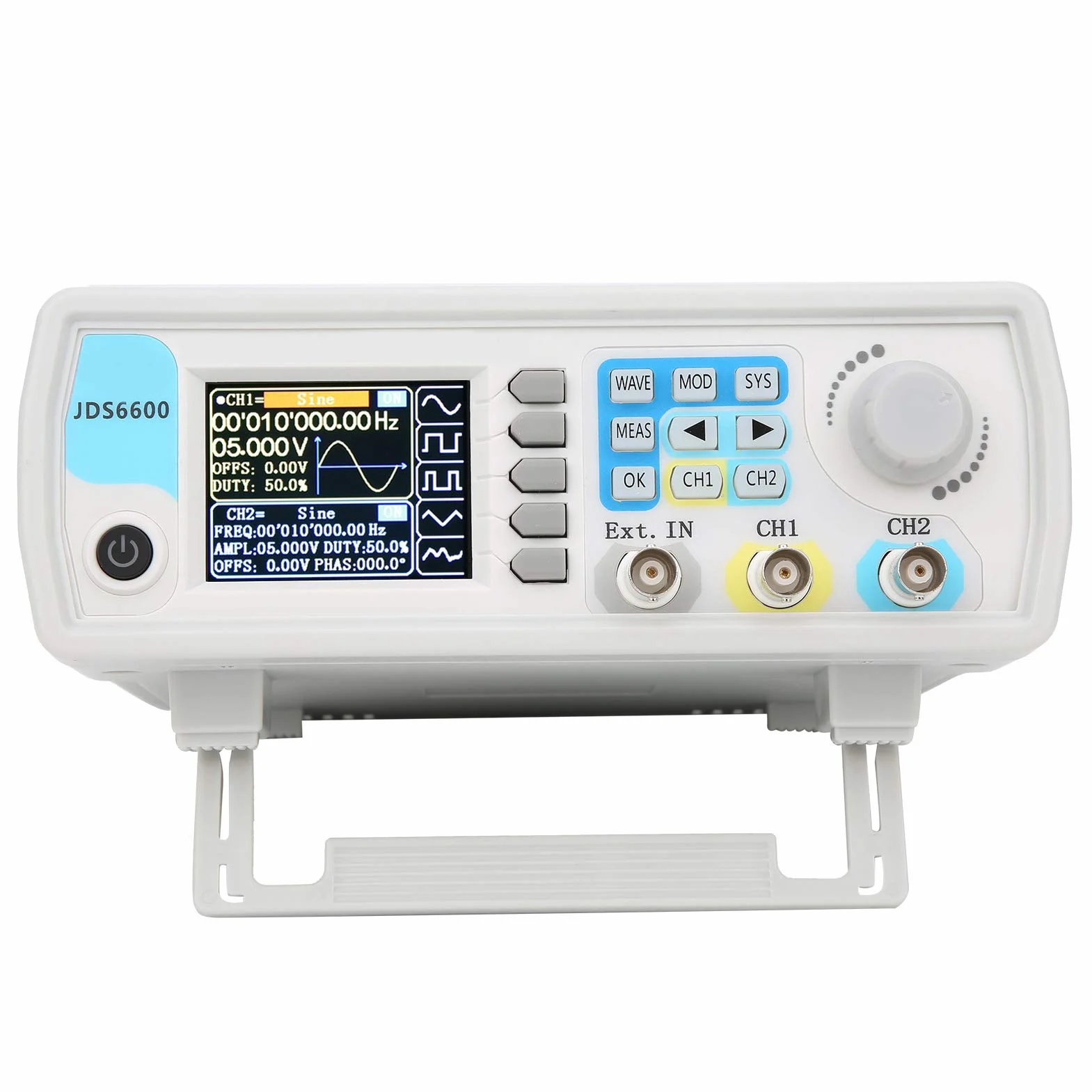Generatore di segnale DDS a 2 canali AC100‑240V Misuratore di frequenza a forma d'onda arbitraria JDS6600‑40M(EU plug)