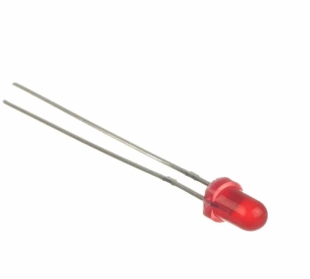 10 LED 5mm LUCE DIFFUSA ALTA LUMINOSITA' ROSSI Diodi red rossa luce