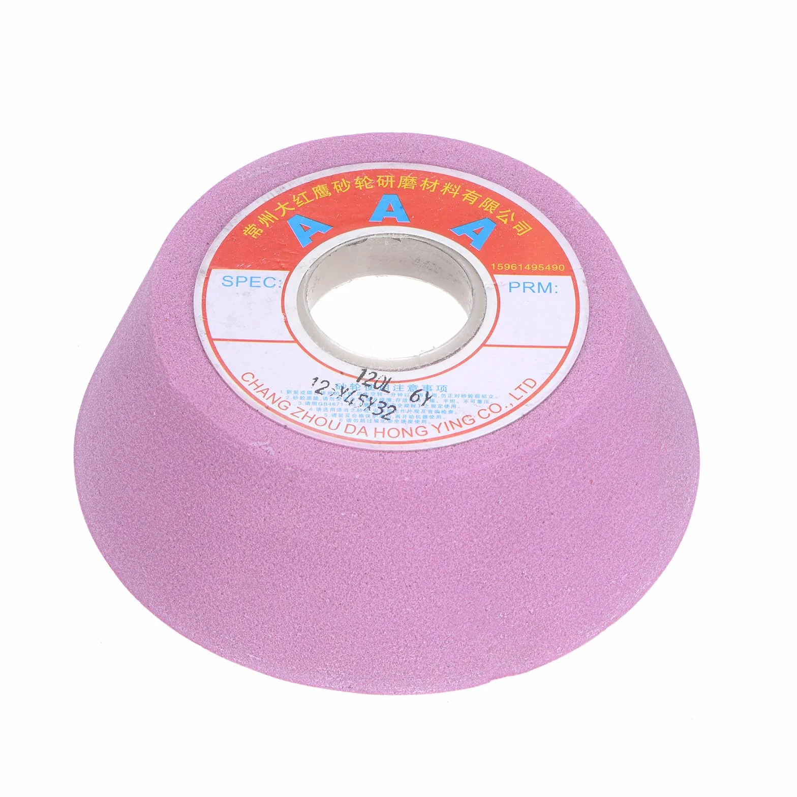 QUARKZMAN Mola a Tazza Svasata da 5 Pollici, Grana 120, Ossido di Alluminio Rosa, Utensili in Ceramica per Rettifica Superficiale Pa