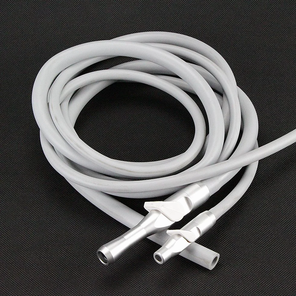 Valvole di aspirazione dell'estrattore della saliva dentale Earlywish SE/HVE Tip Adapter + 2 tubi flessibili del tubo