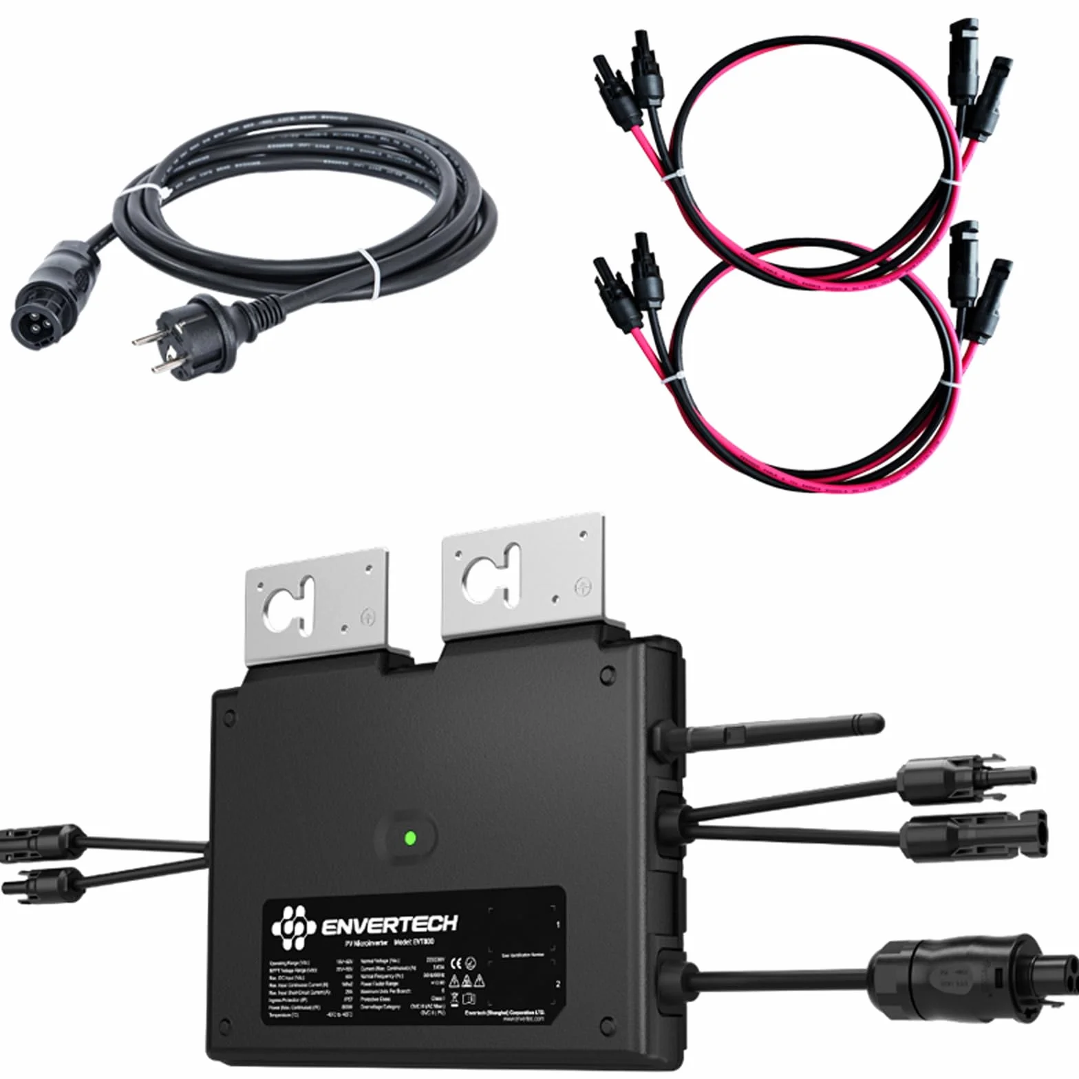 Envertech EVT800 Inverter 600W 800W WiFi Integrato Cavo AC 5m DC 1m