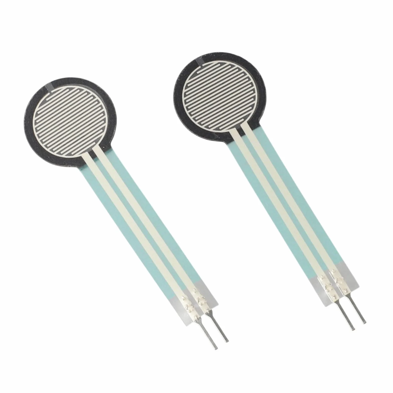 Sensori di pressione a film sottile 2PCS per resistenza di rilevamento della forza FSR402 con sensibilità affidabile per usi di misurazione dello stress e della forza