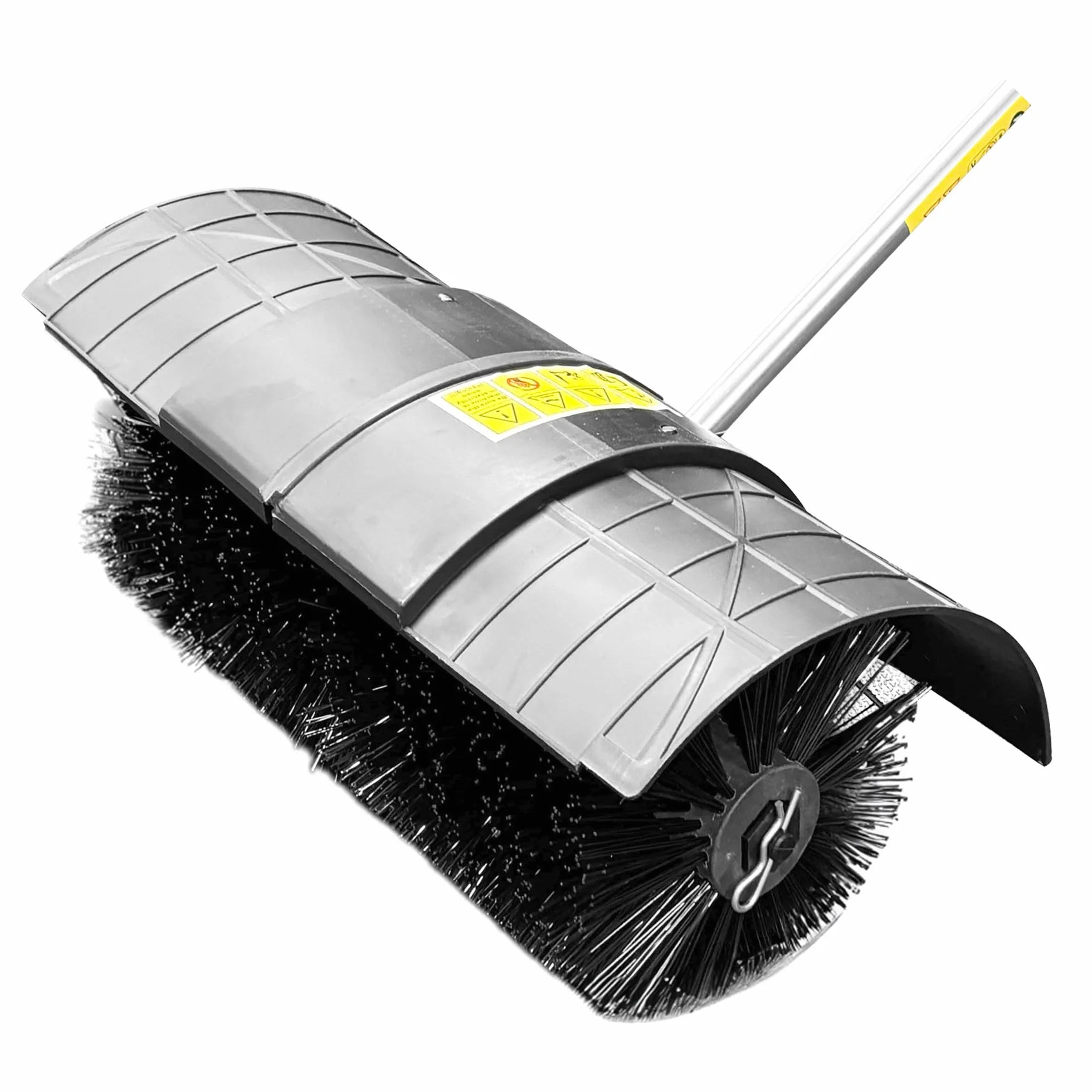 BU-KO Accessorio Spazzola Attrezzo da Giardino Multifunzionale Spazzatrice Robusta per Esterni per Pulire terrazze e vialetti. Compatibile con attrezzo 5-in-1 52cc, Facile da Fissare