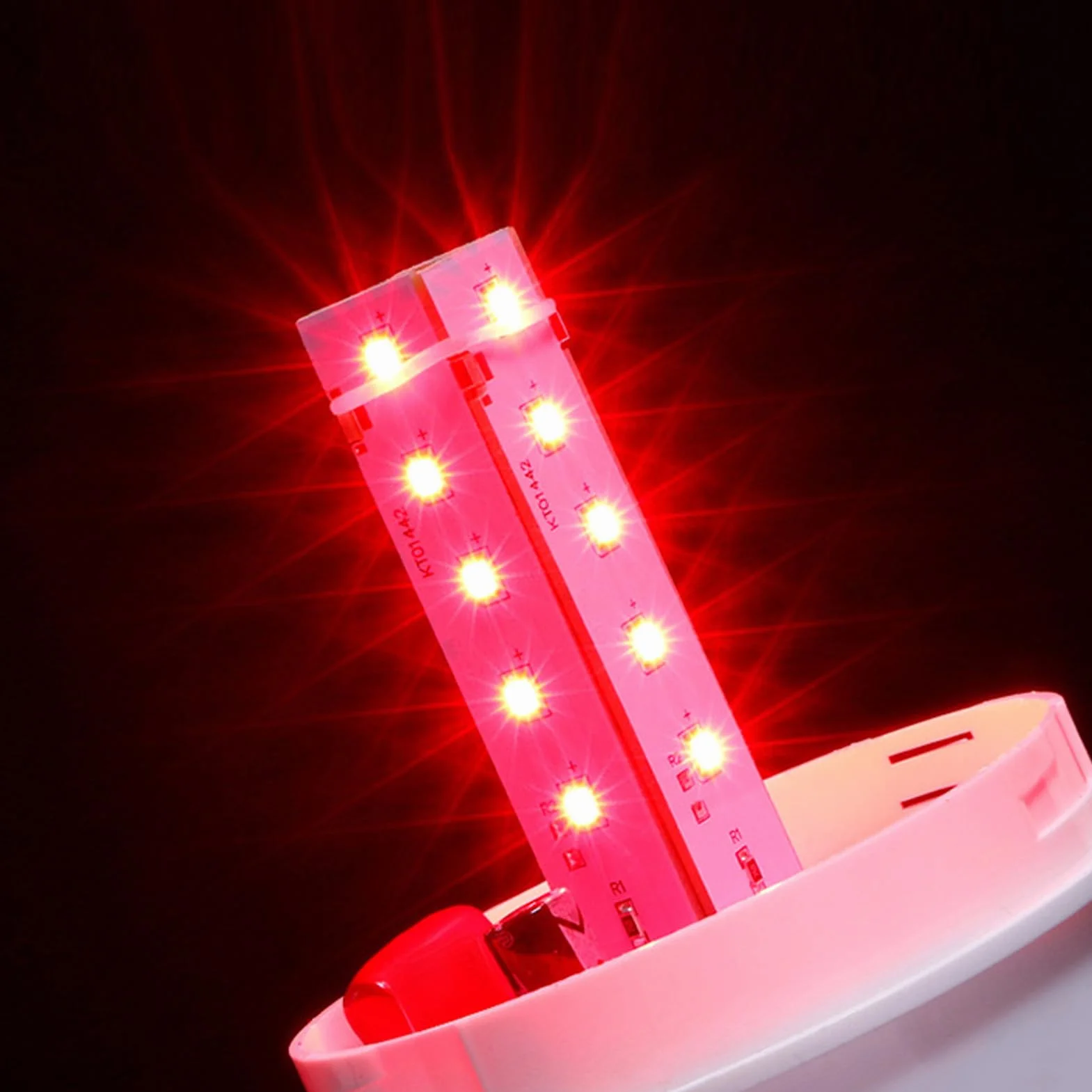 Luce Rotante 24 V,Luce di Segnalazione Lampeggiante a LED Rotante Industriale 10 W, per Allarme di Emergenza Rosso