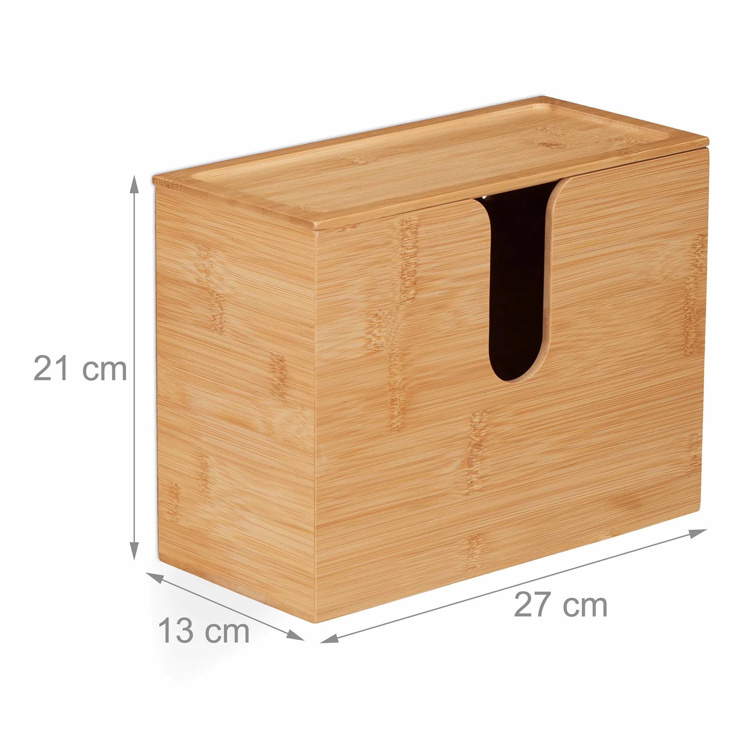 Relaxdays Distributore Asciugamani Carta da Parete Salviette Formato H2 Dispenser Bagno 21 x 27 x 13 cm