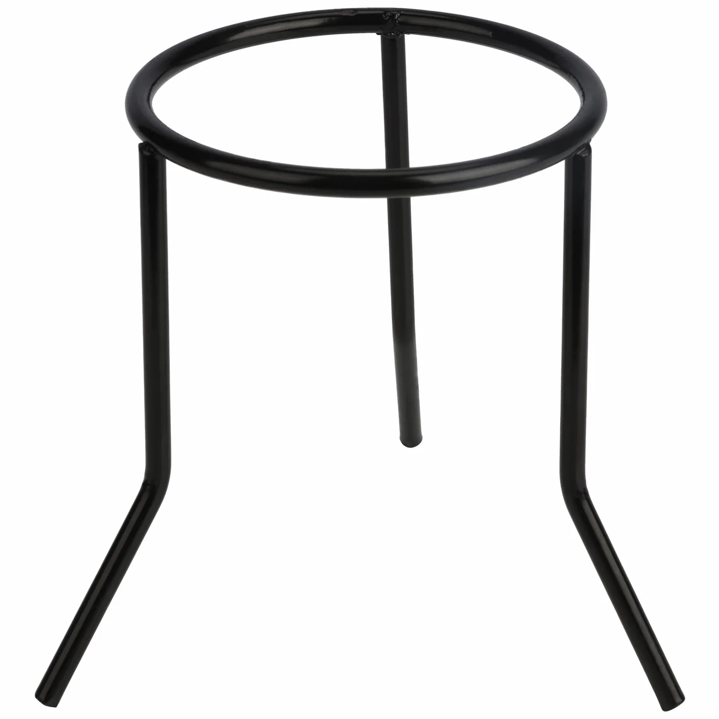 stonylab Supporto per Treppiede in Metallo da Laboratorio, Supporto per Lampada a Treppiede per Bruciatore Bunsen Riutilizzabile e Durevole per Uso di Laboratorio, Nero