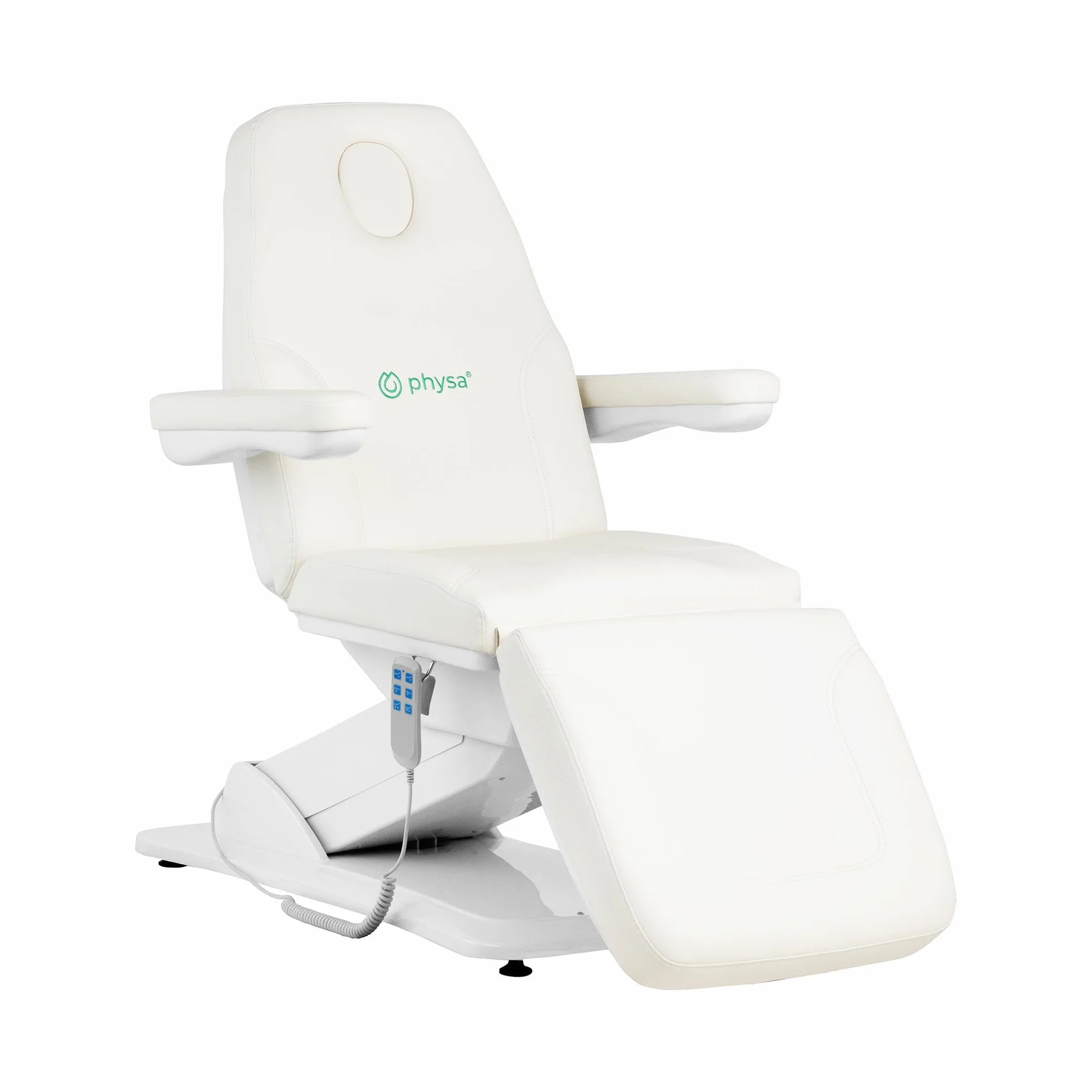 physa wellness & lifestyle physaBITONTO Lettino per estetista - 150 kg - Bianco Lettino estetica Poltrone pedicure per centri massaggio