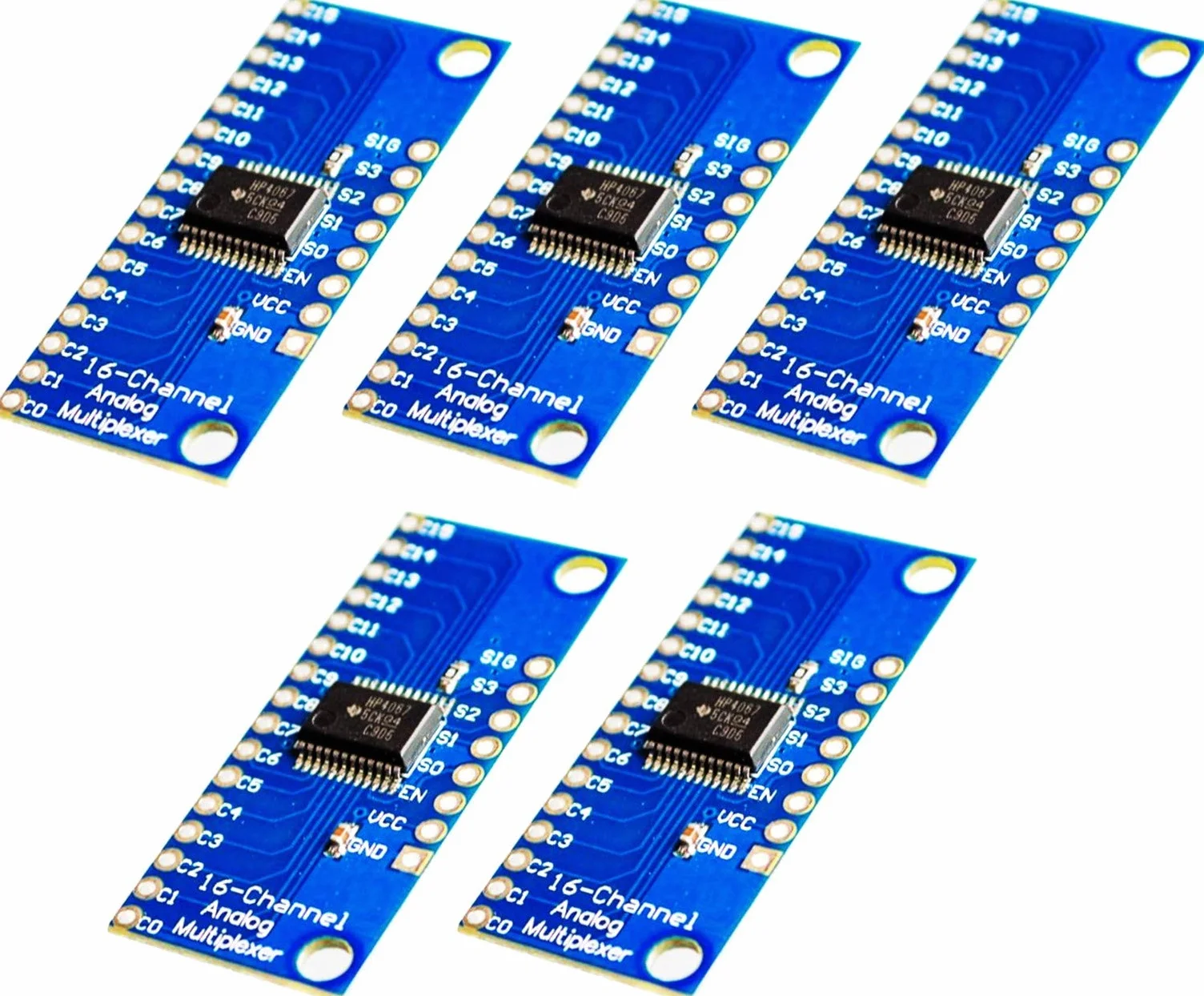 5pcs CD74HC4067 16-Channel Analog Digital Multiplexer Breakout Board Module