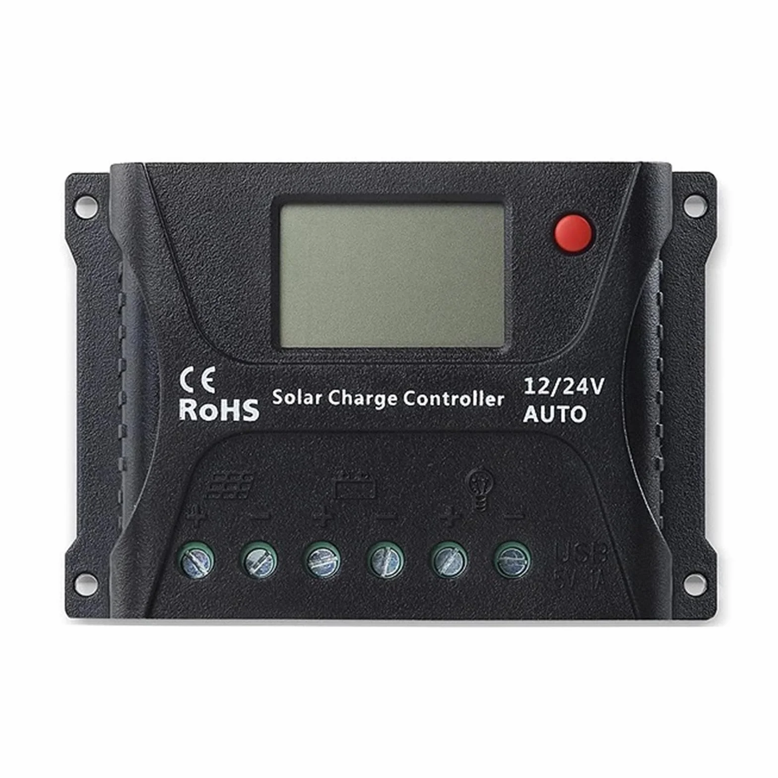 10A 20A 30A 40A 50A 60A Regolatore Di Carica Solare DC12V/24V Lavoro Automatico Pannelli Solari Regolatore Di Carica Della Batteria Regolatore(60A)