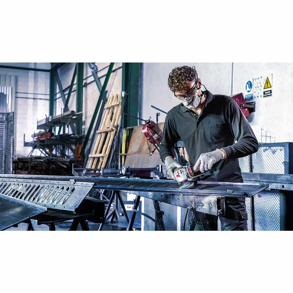 Bosch 1x Spazzola per smussatura PRO Stainless Steel clean a filo ondulato piccole, filetto M14 (per Metalli non ferrosi, Acciaio, Ø 100 mm, Professional Accessorio Smerigliatrice angolare piccola)