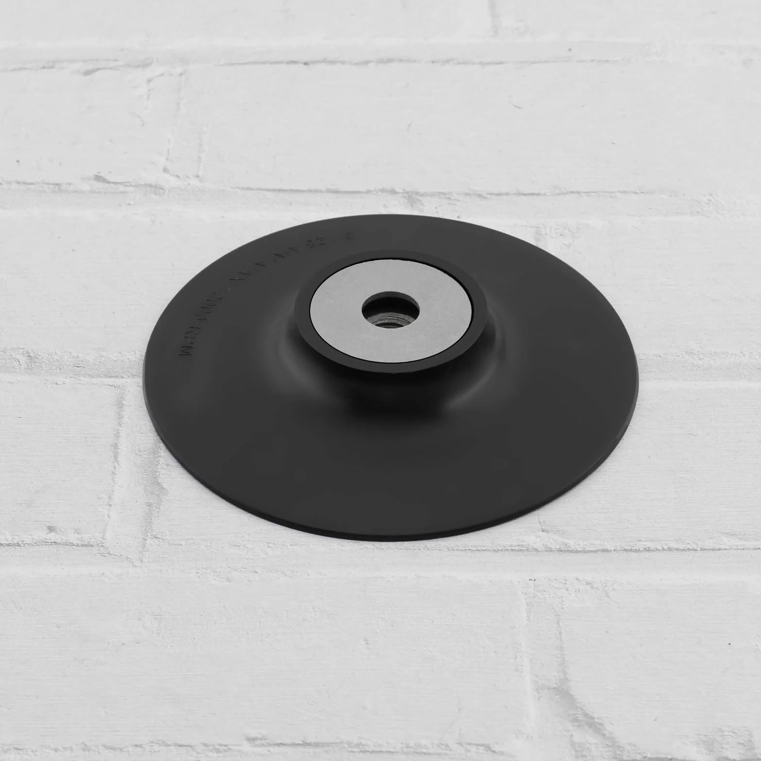 Create idea 4 dischi abrasivi M14 da 125 mm in gomma e acciaio per carta abrasiva vassoio smerigliatrice angolare speciale Ddisc nero, BF005_M