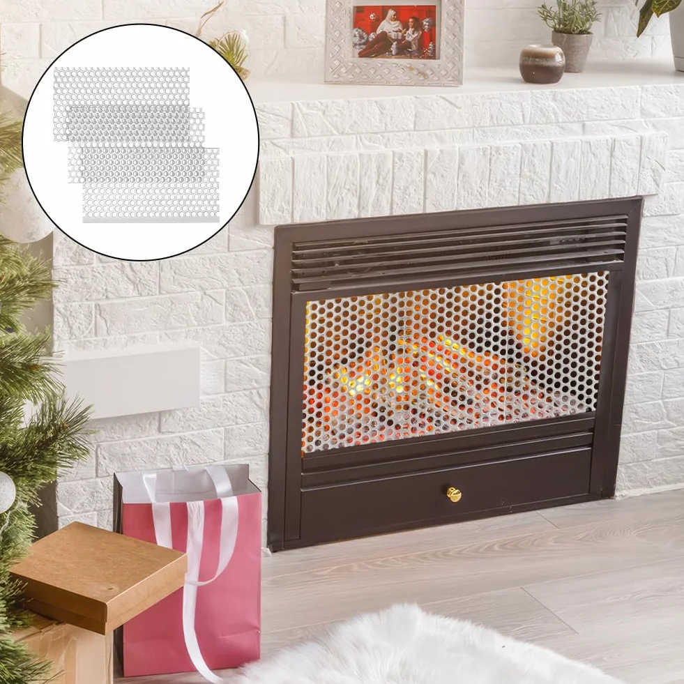 NBEADS 3 pz Lamiera Forata, Lamiera Espansa A Maglie Sfalsate con Fori Da 6mm Lamiera Preforata In Acciaio Inossidabile per Ventilazione e Filtrazione Dei Fumi, 20x10cm, Spessore 1.5mm
