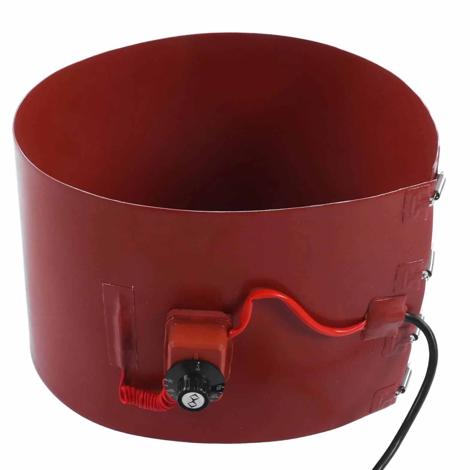 Luqeeg 1200W Coperta di Riscaldamento per Fusti, 13,2 Galloni 50 Litri Fusto e Riscaldatori per Secchi, in Silicone Tampone Riscaldante per Fusti con Termostato Coperta Isolante per Scaldabagno(#2)