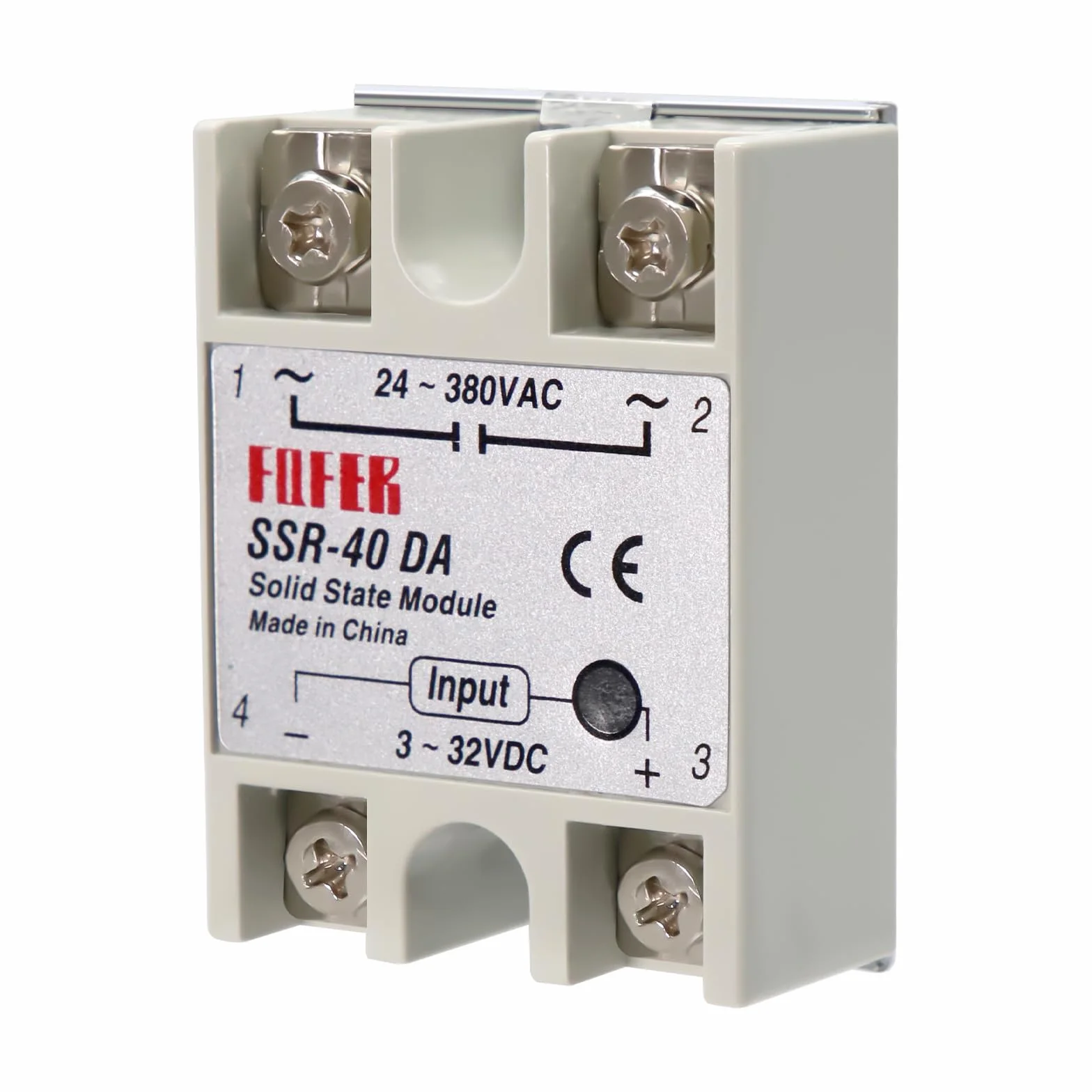 SSR-40DA Relè Stato Solido AYWHP relè Modulo 40A 3-32V DC-AC Relè per Il Processo di Automazione Industriale Elettronica per l'illuminazione